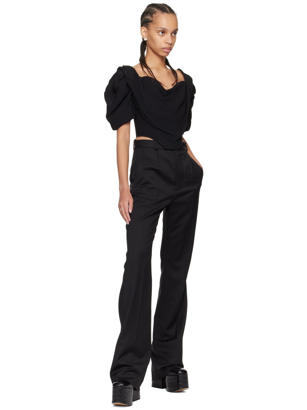 Black Ray Trousers - 4