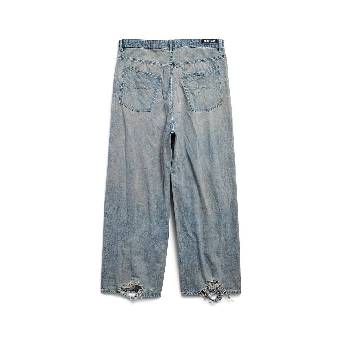 Oversized Baggy Pants in Light Blue - 6