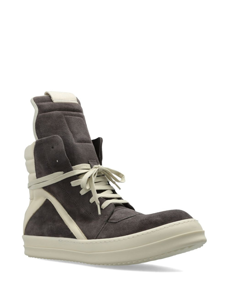 Rick Owens Geobasket lace-up high-top sneakers outlook