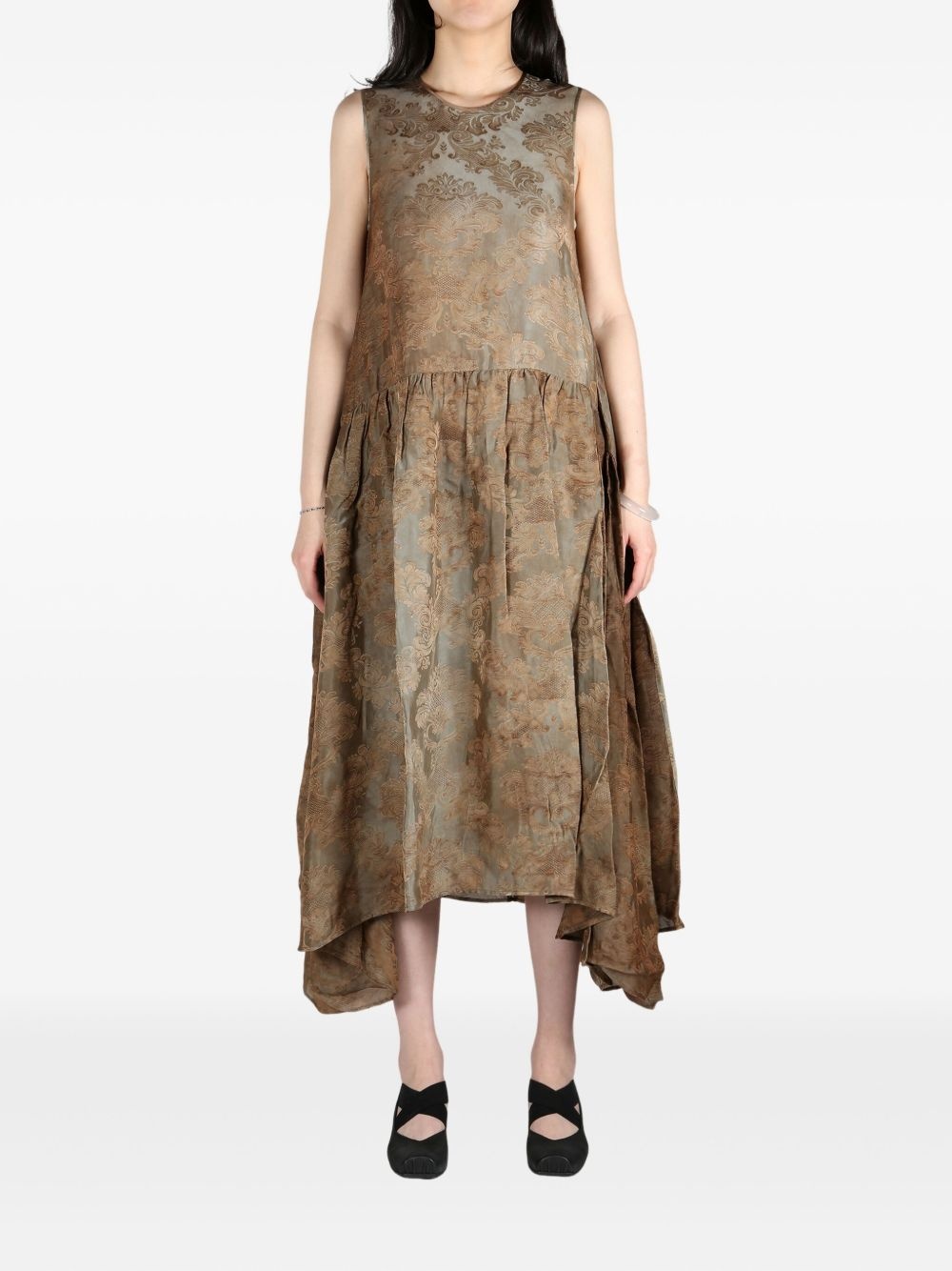 Avery sleeveless midi dress - 2