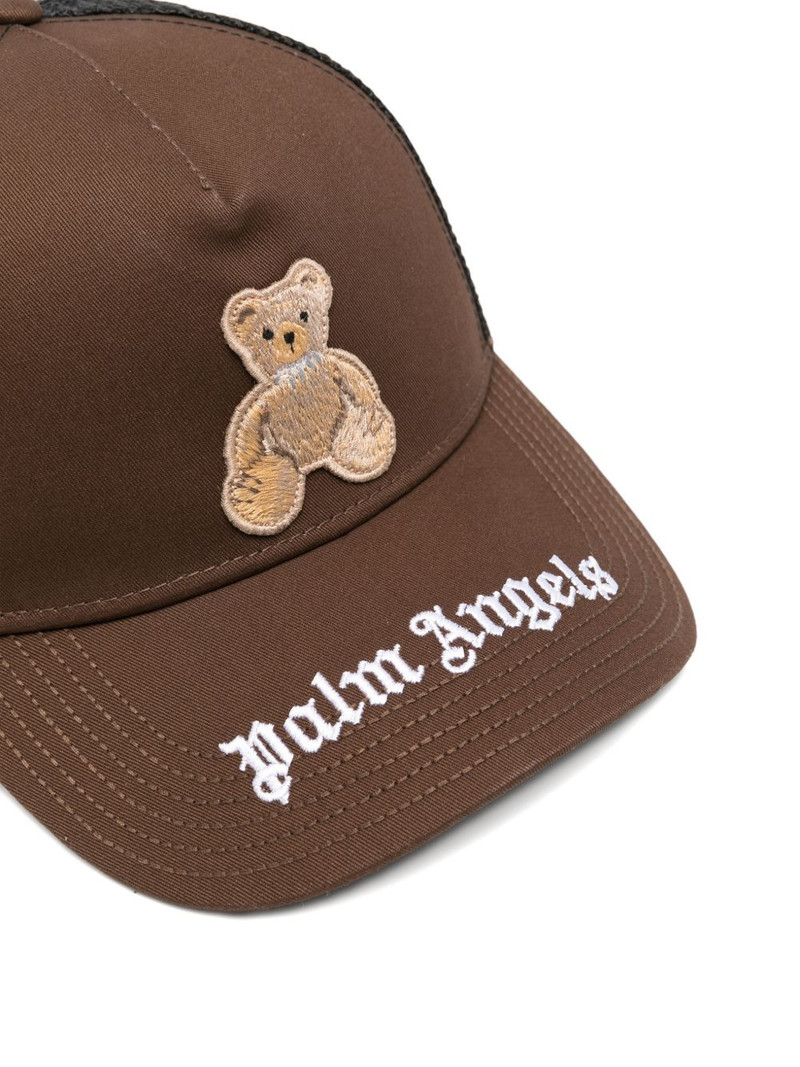 teddy-embroidered trucker cap 3