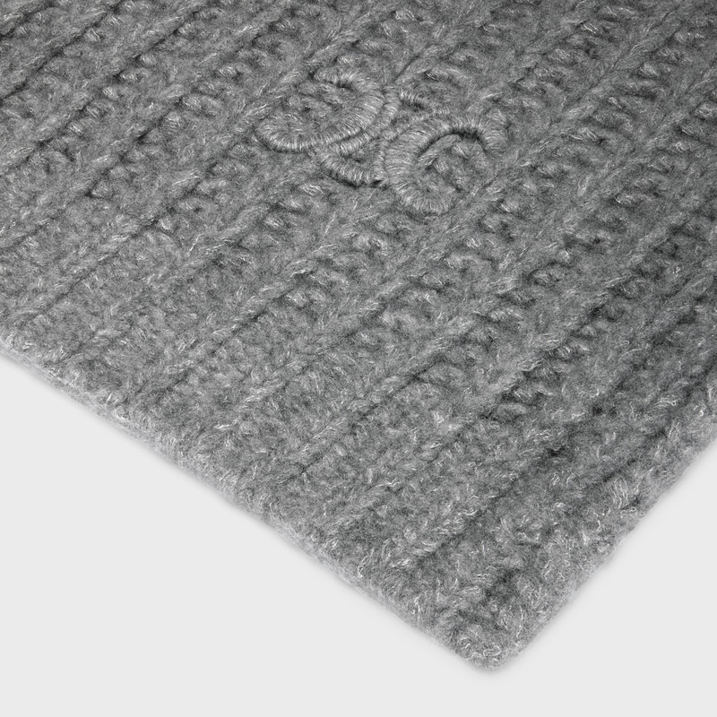 CELINE triomphe scarf in cashmere, wool and silk outlook