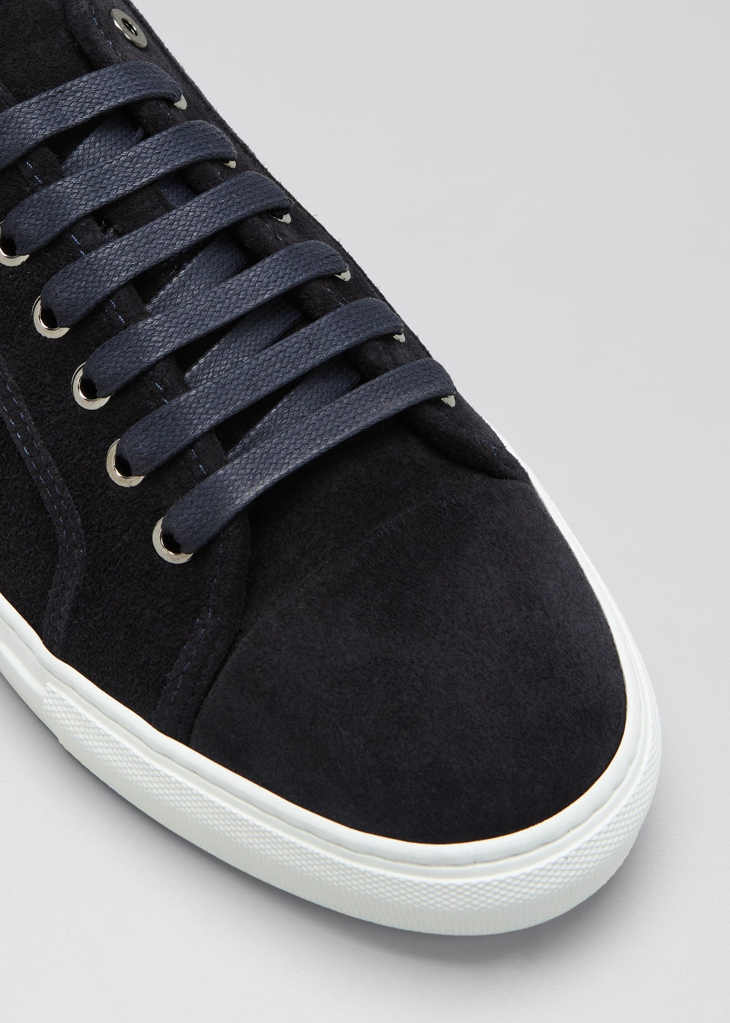 Men's Sustainable Low-Top Suede Sneakers - 5