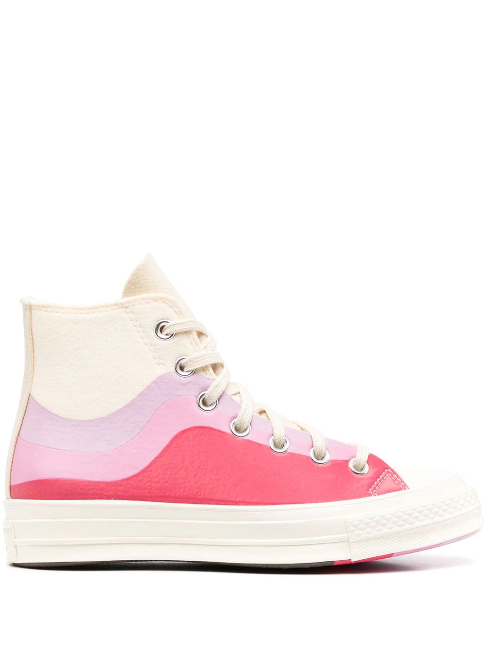 Nor'easter colour-block high-top sneakers - 1