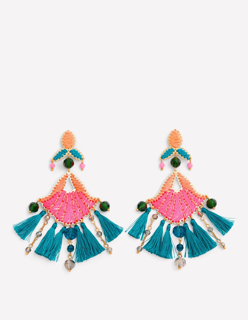 Mega Motif Earrings-Multi - 1