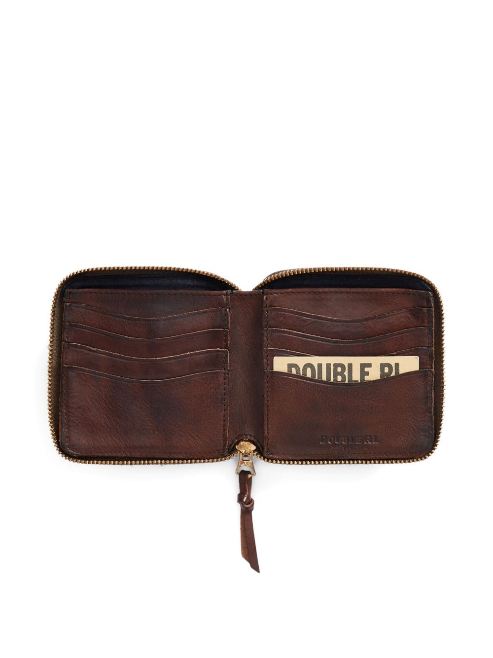 leather zip wallet - 3