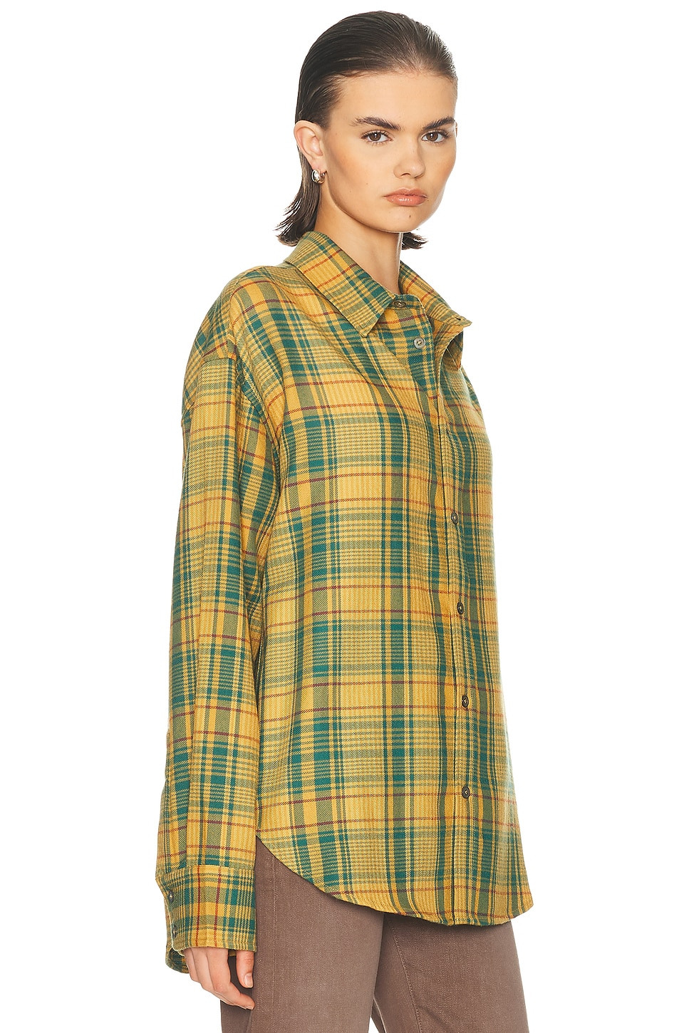 Plaid Big Shirt - 3