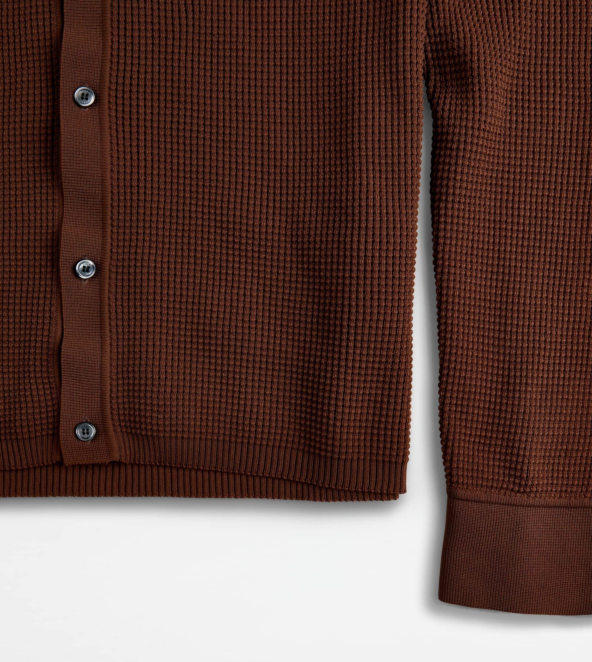 SHIRT IN KNIT - BROWN - 7