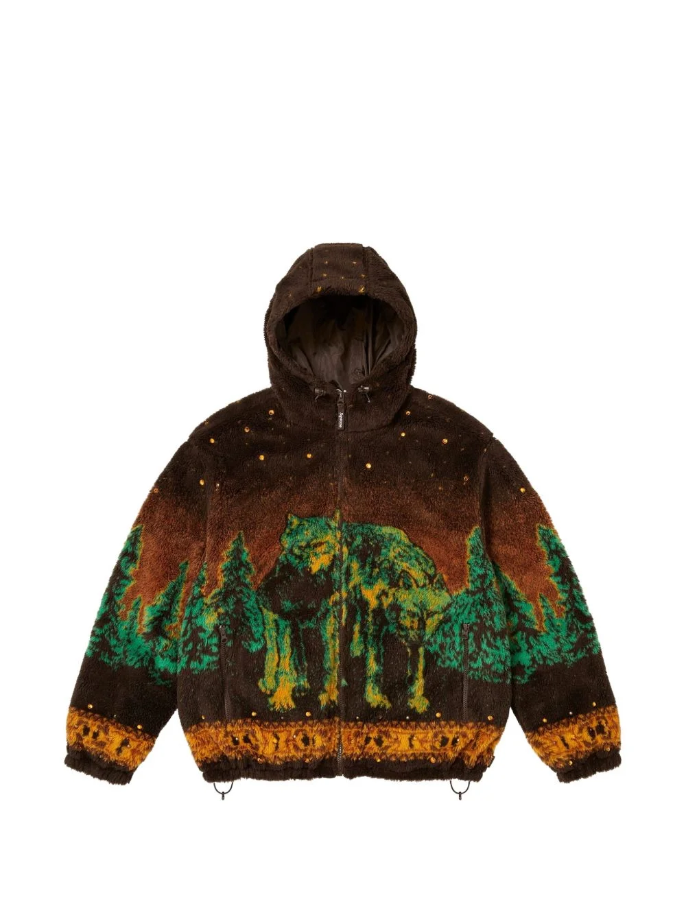 b.b. Simon Reversible Hooded Fleece Jacket "FW 25 - Brown" - 1