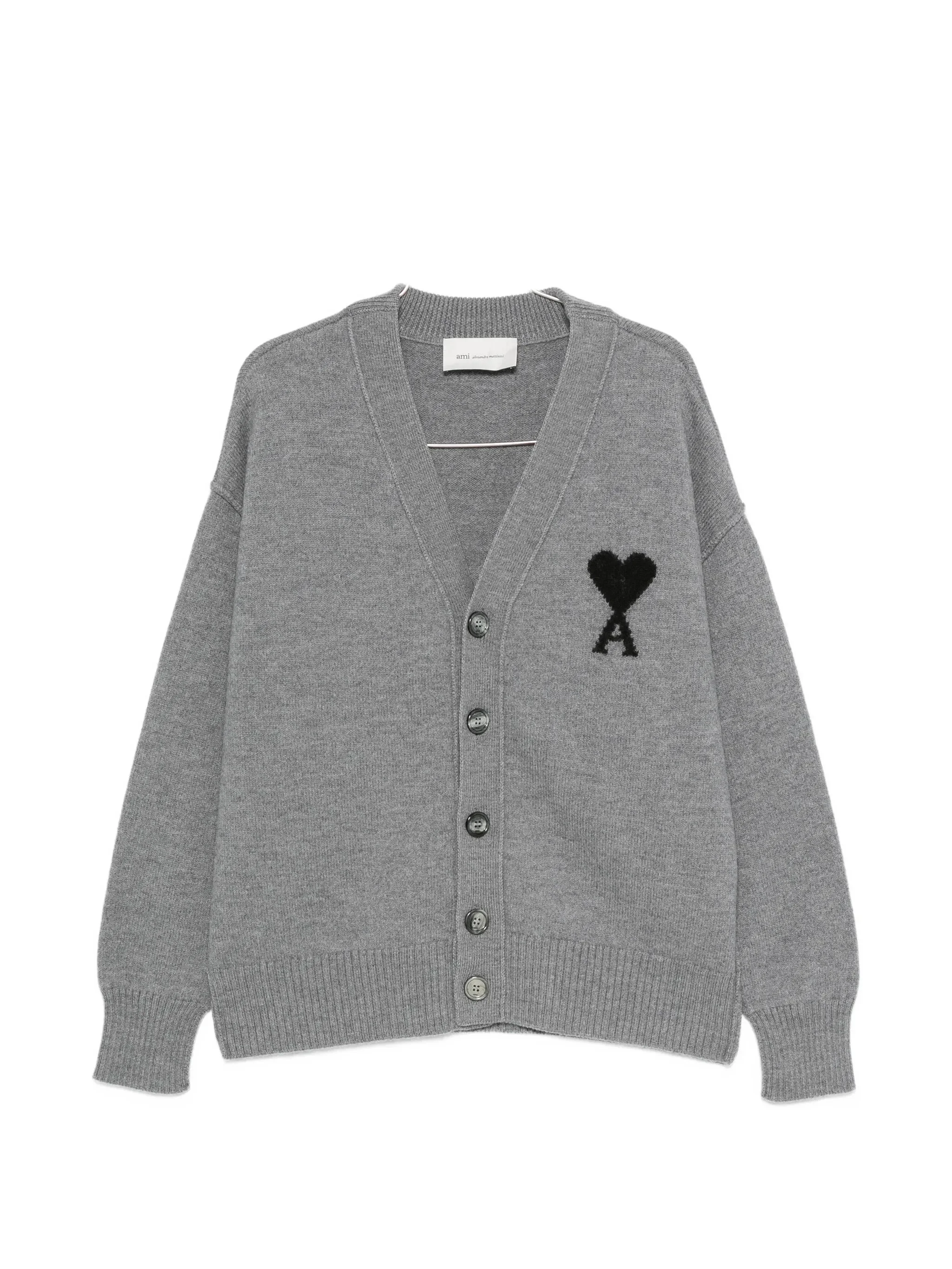 Ami Paris Ami De Coeur Buttoned Cardigan - 1