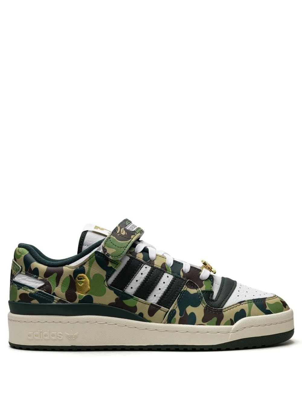 x BAPE Forum 84 Low "30th Anniversary Green Camo" sneakers - 1