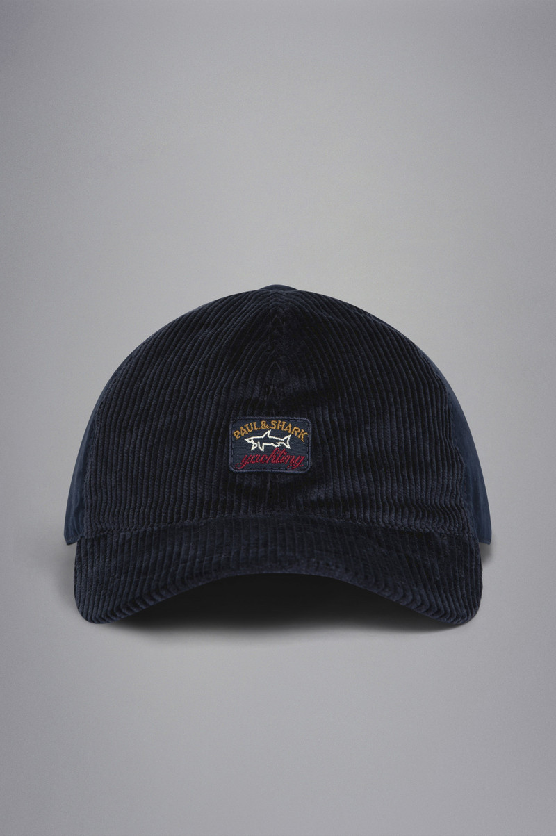 Paul & Shark BASEBALL HAT WITH VELVET VISOR outlook