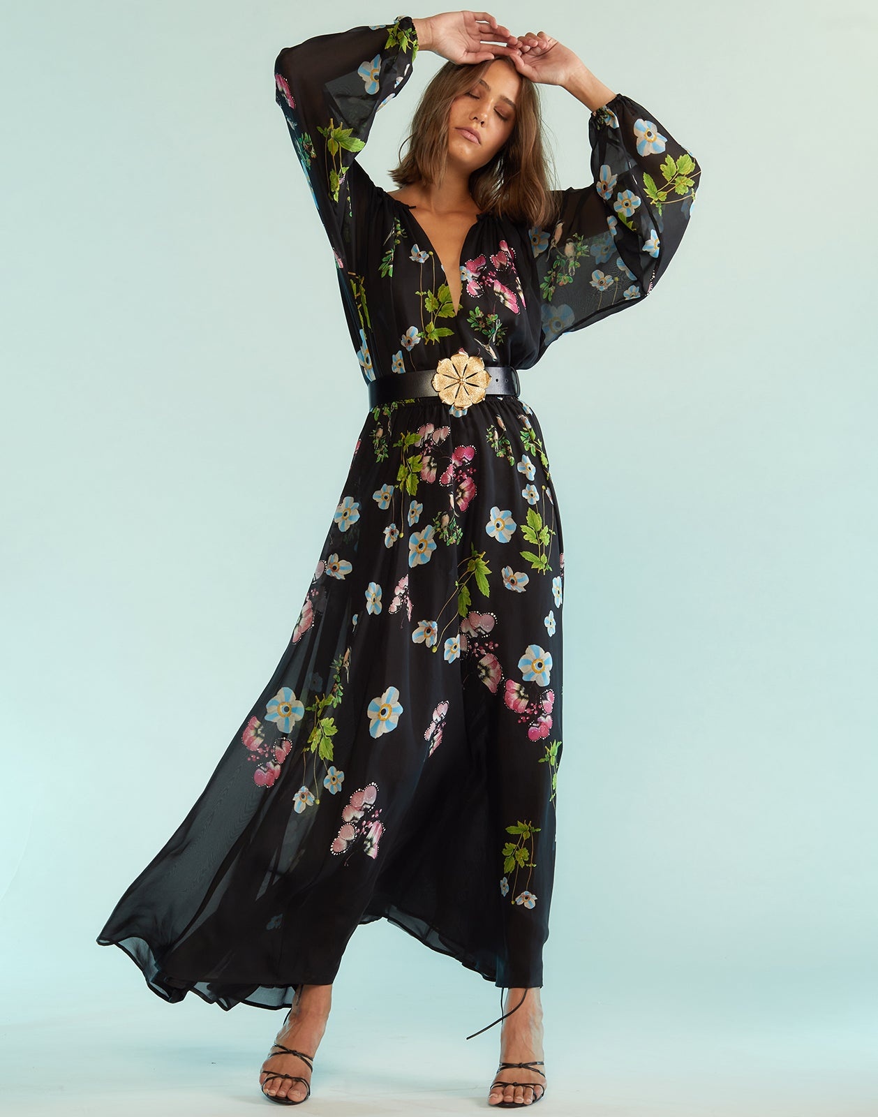 Messina Silk Dress - 2