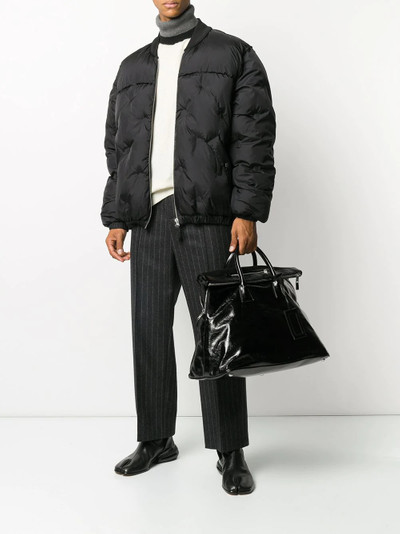 Maison Margiela crinkled leather holdall outlook