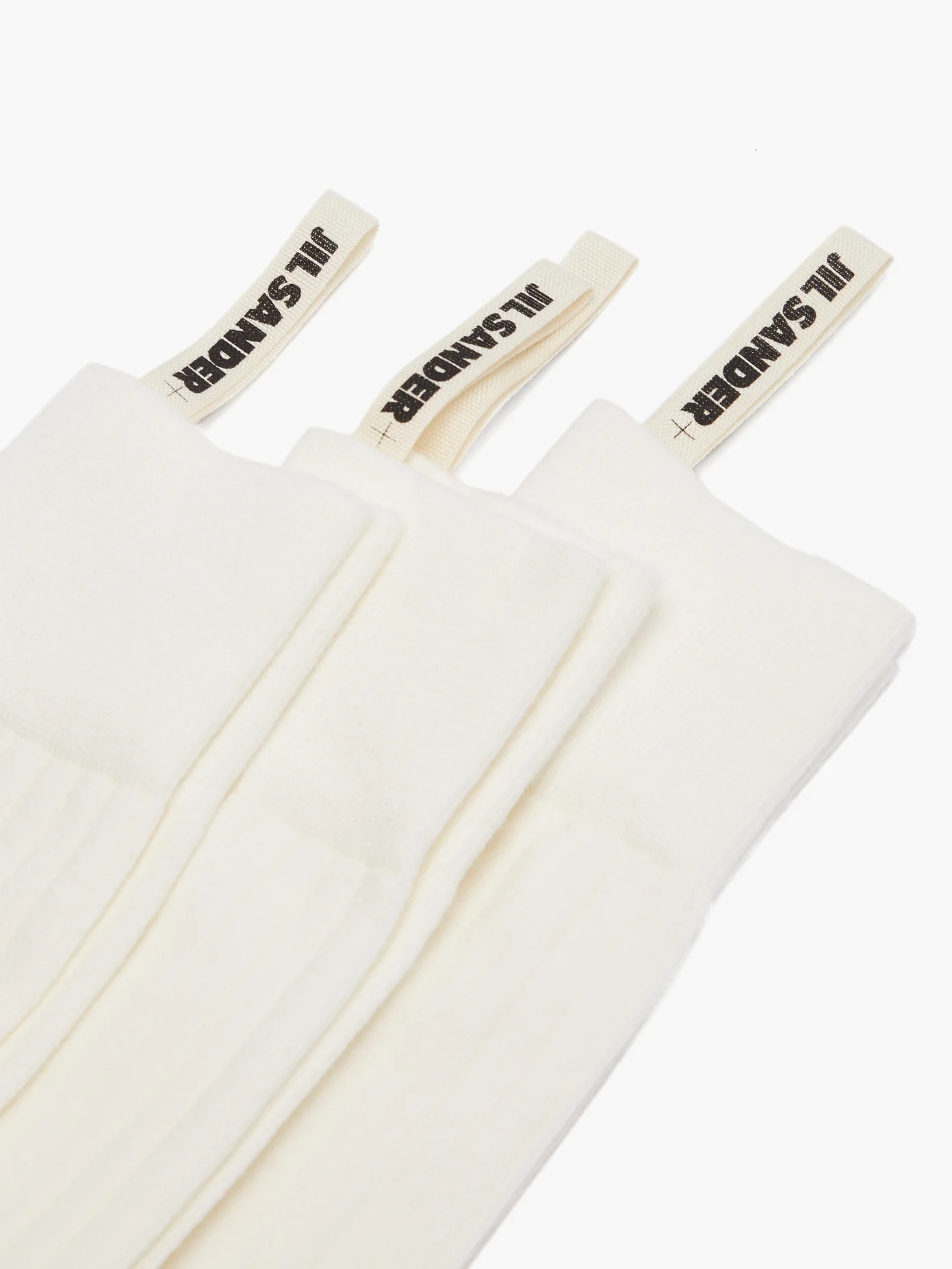 Pack of three organic-cotton blend socks - 6