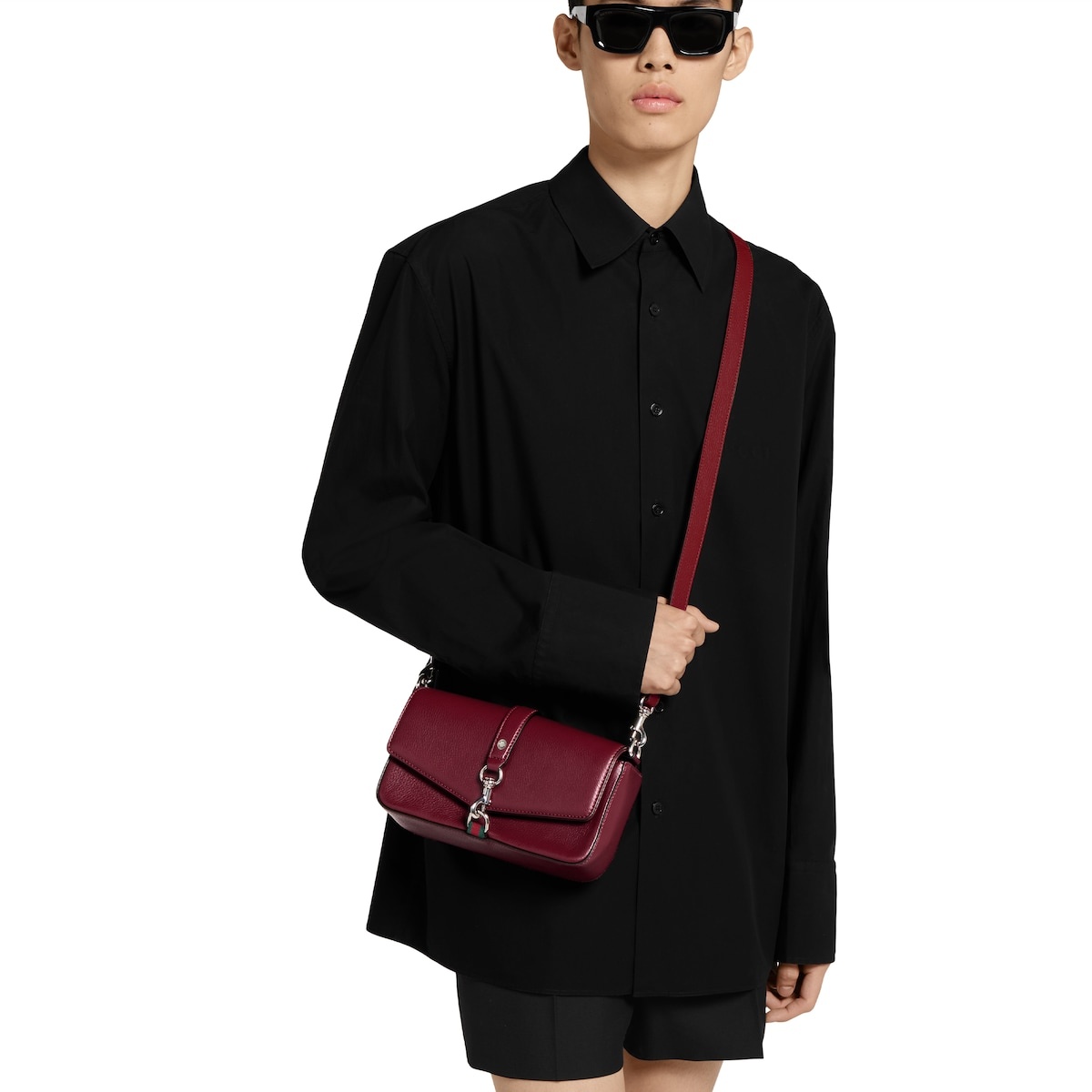 Small crossbody bag with hook closure - 4