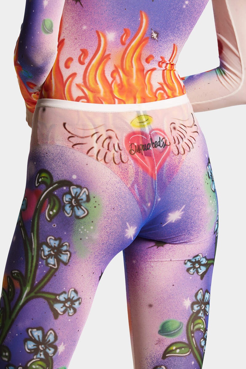 ALL OVER PRINTED LEGGING - 5