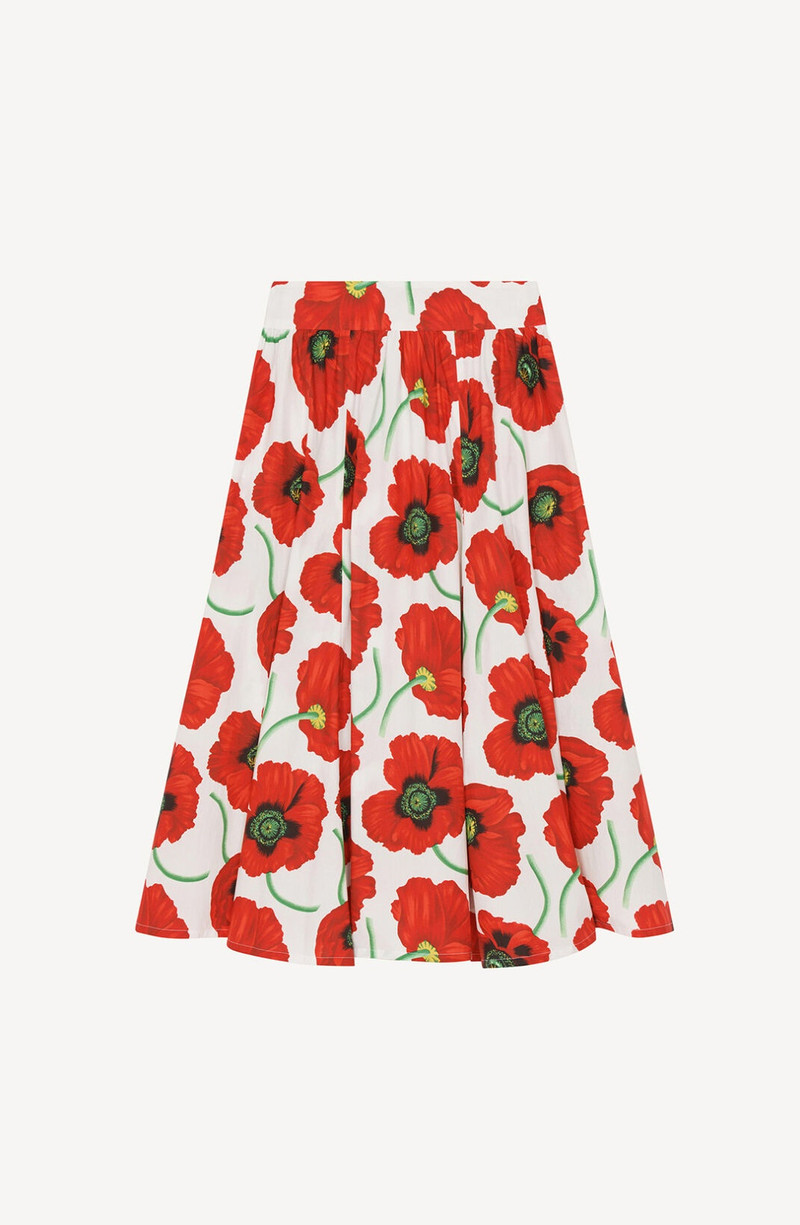 KENZO 'KENZO Poppy' midi skirt outlook