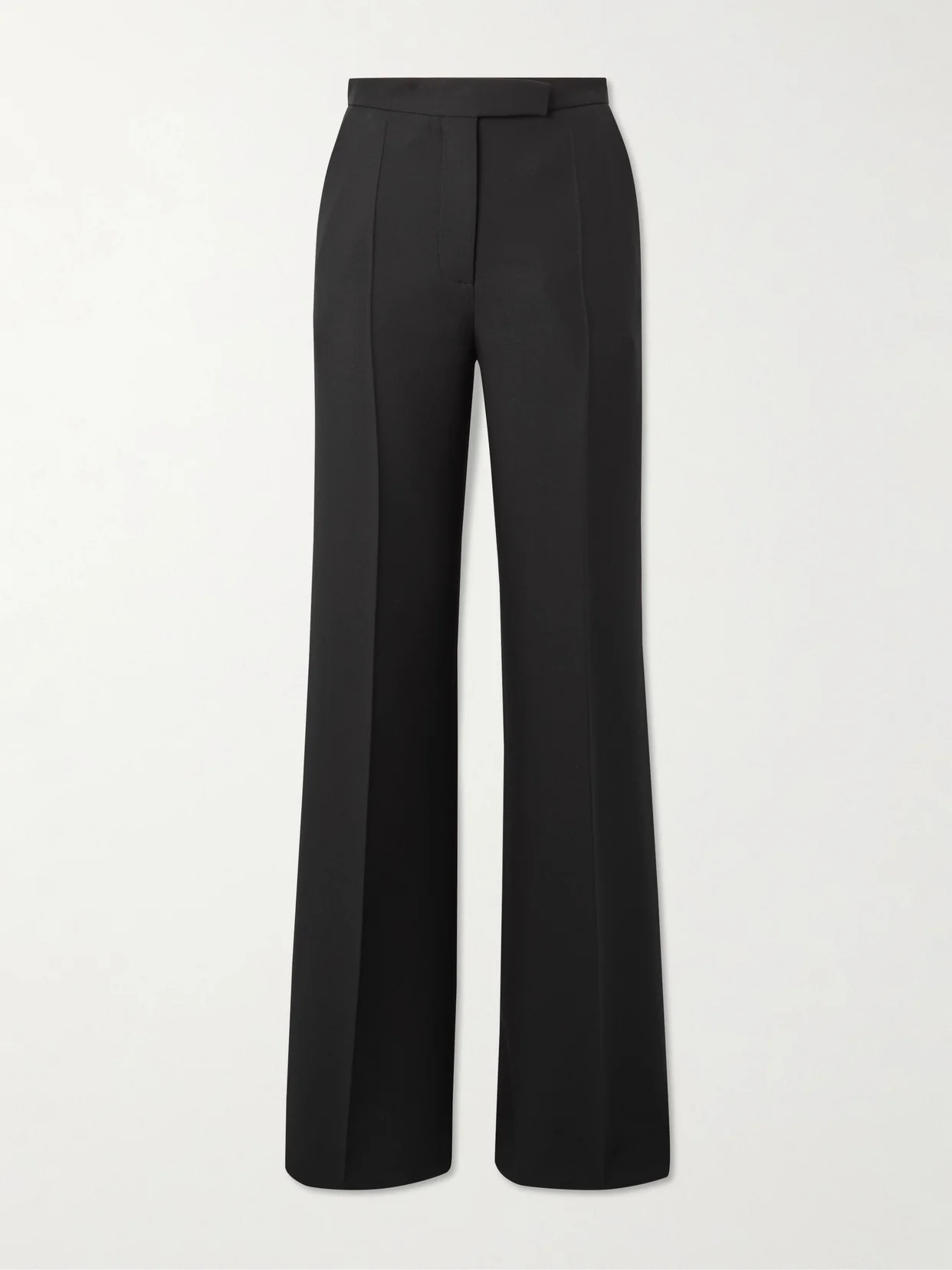Wool And Silk-blend Crepe Wide-leg Pants - 1