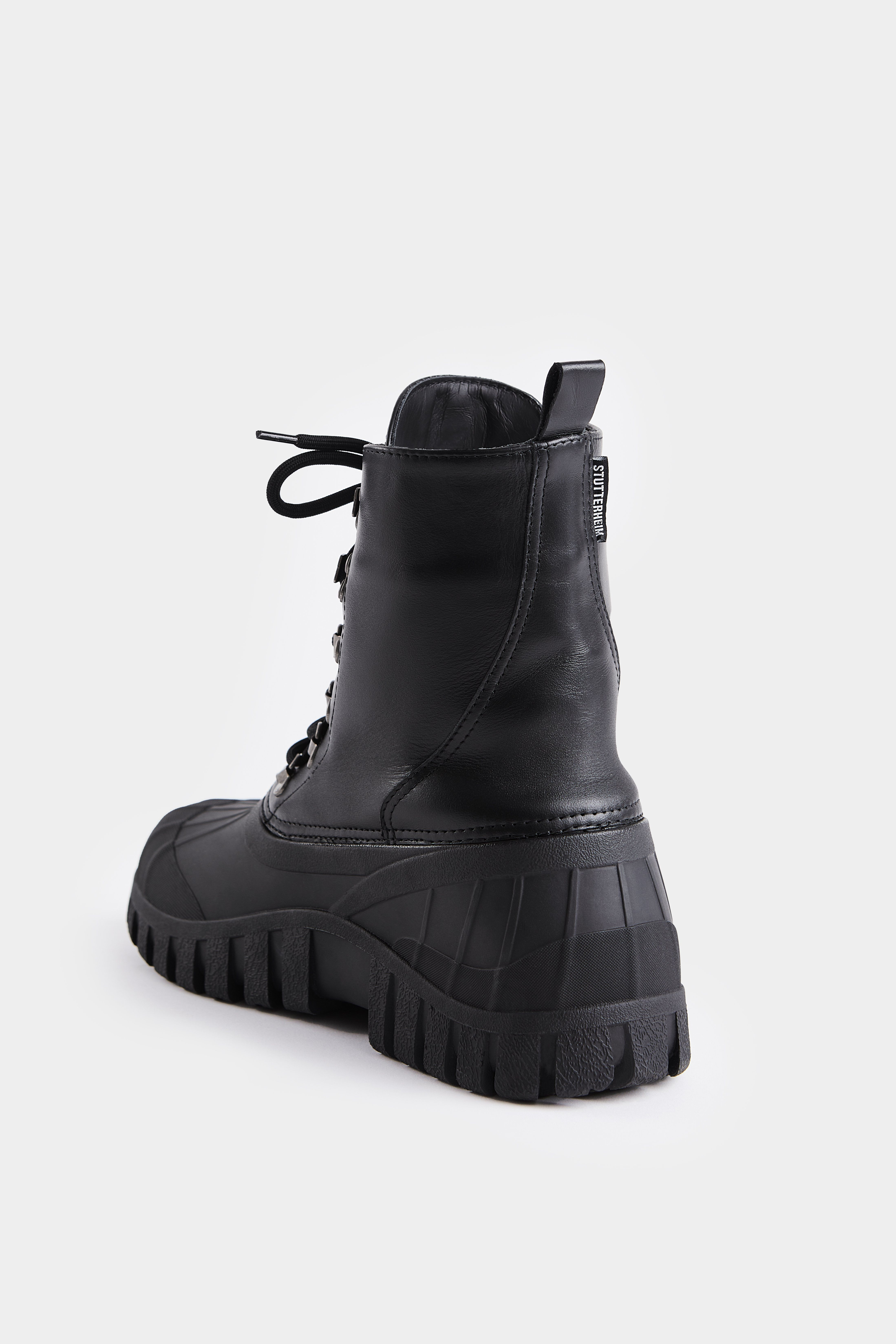 Patrol Boot Leather Black - 6