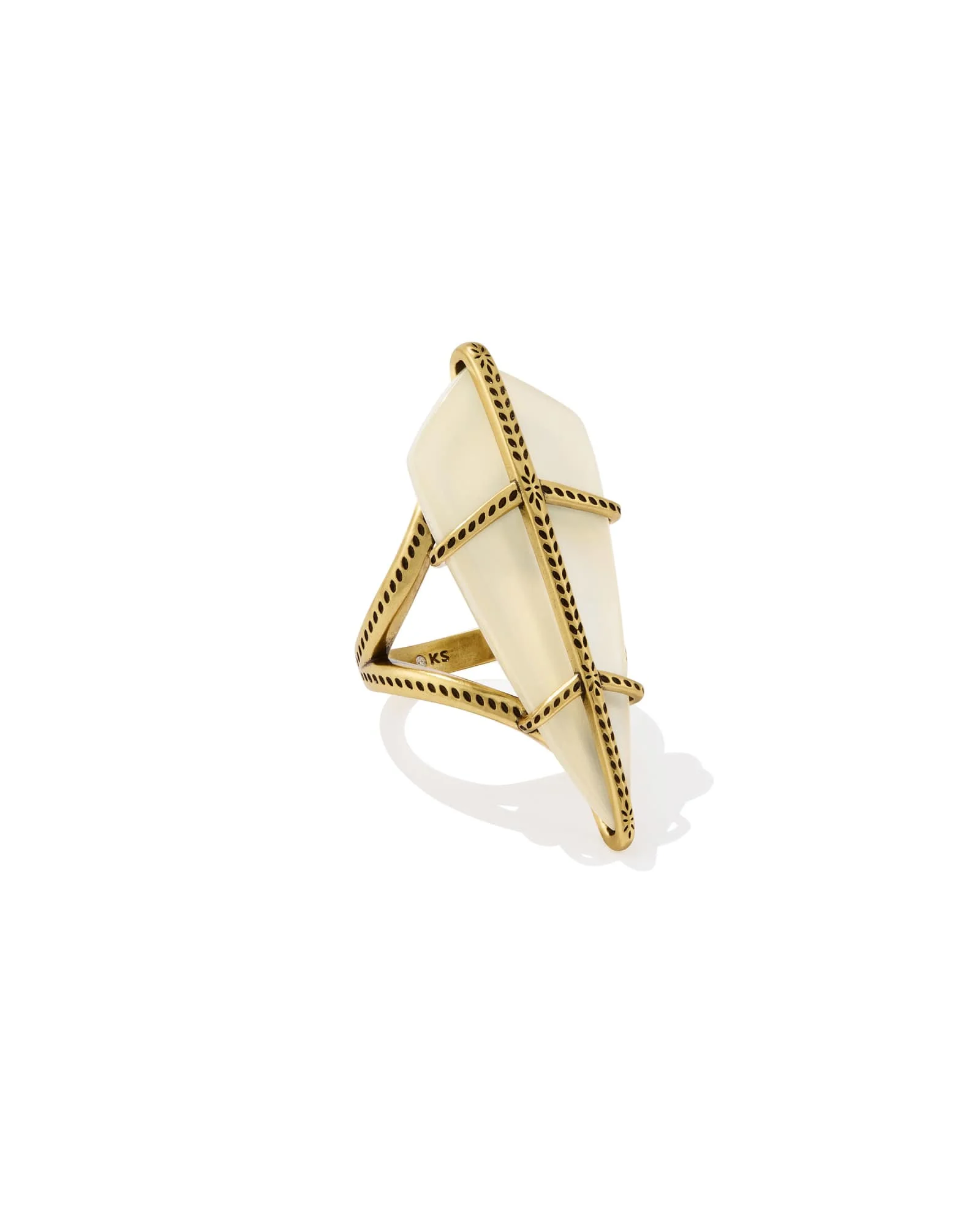 Trinity Vintage Gold Cocktail Ring - 1