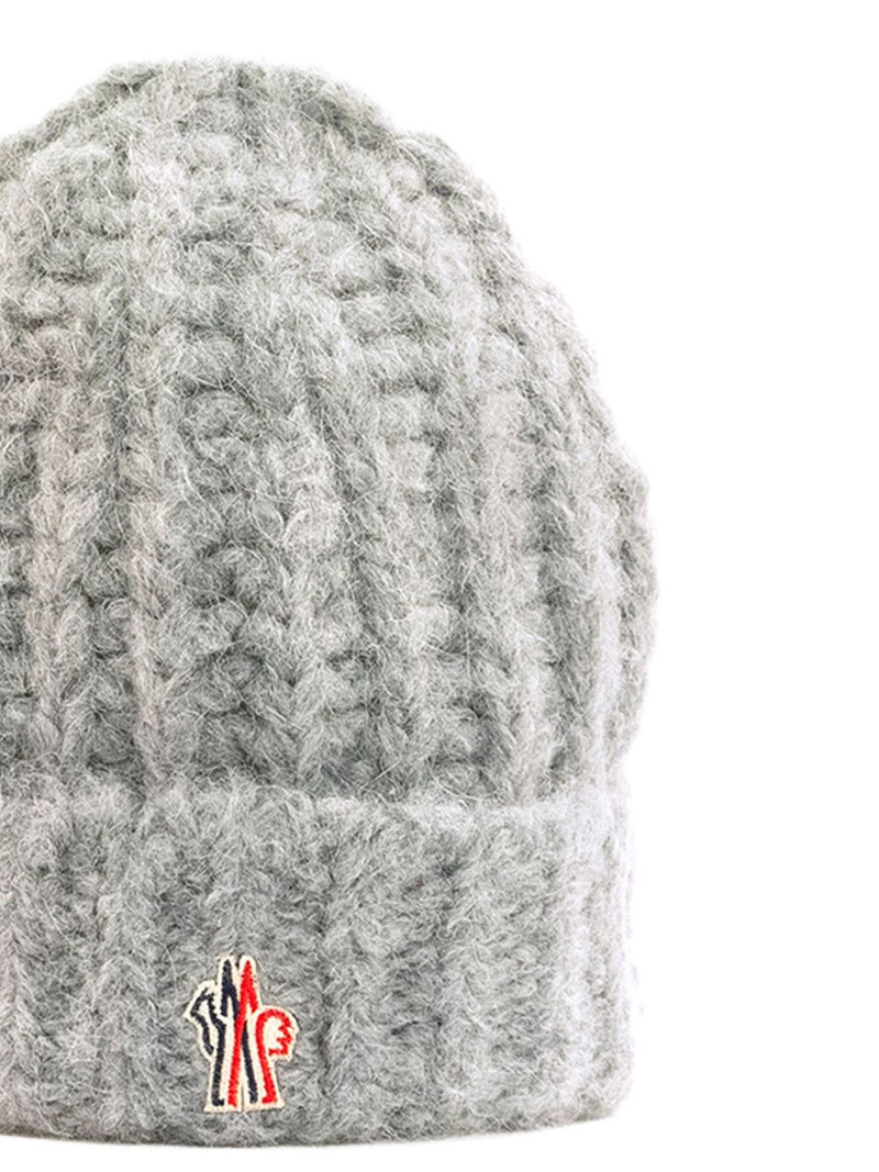 Moncler Grenoble logo-patch beanie outlook