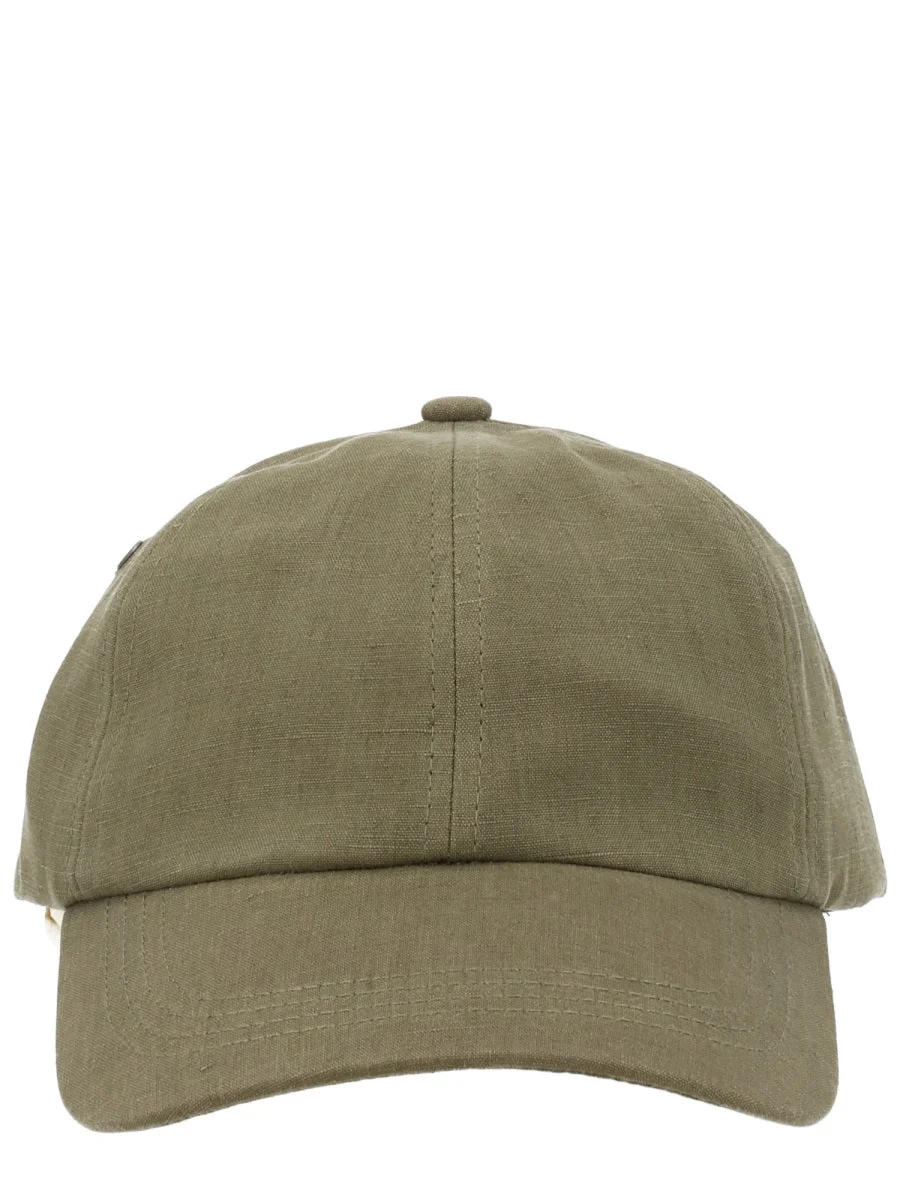 Paul Smith Men Linen Baseball Cap - 1
