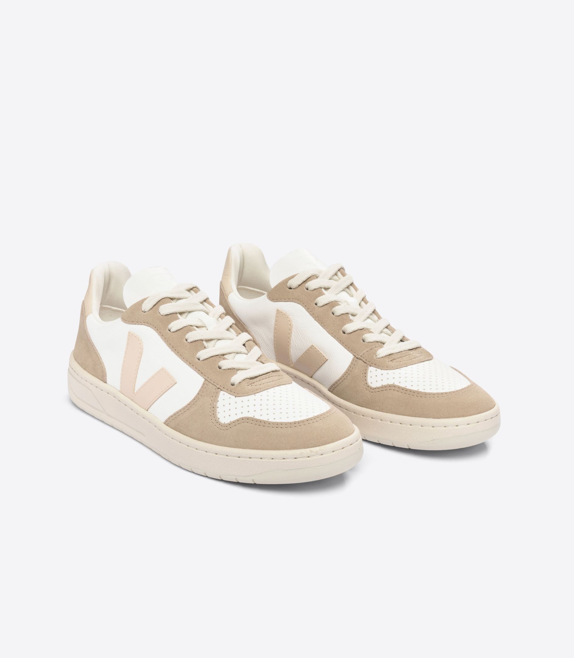 V-10 LEATHER WHITE SABLE SAHARA - 2