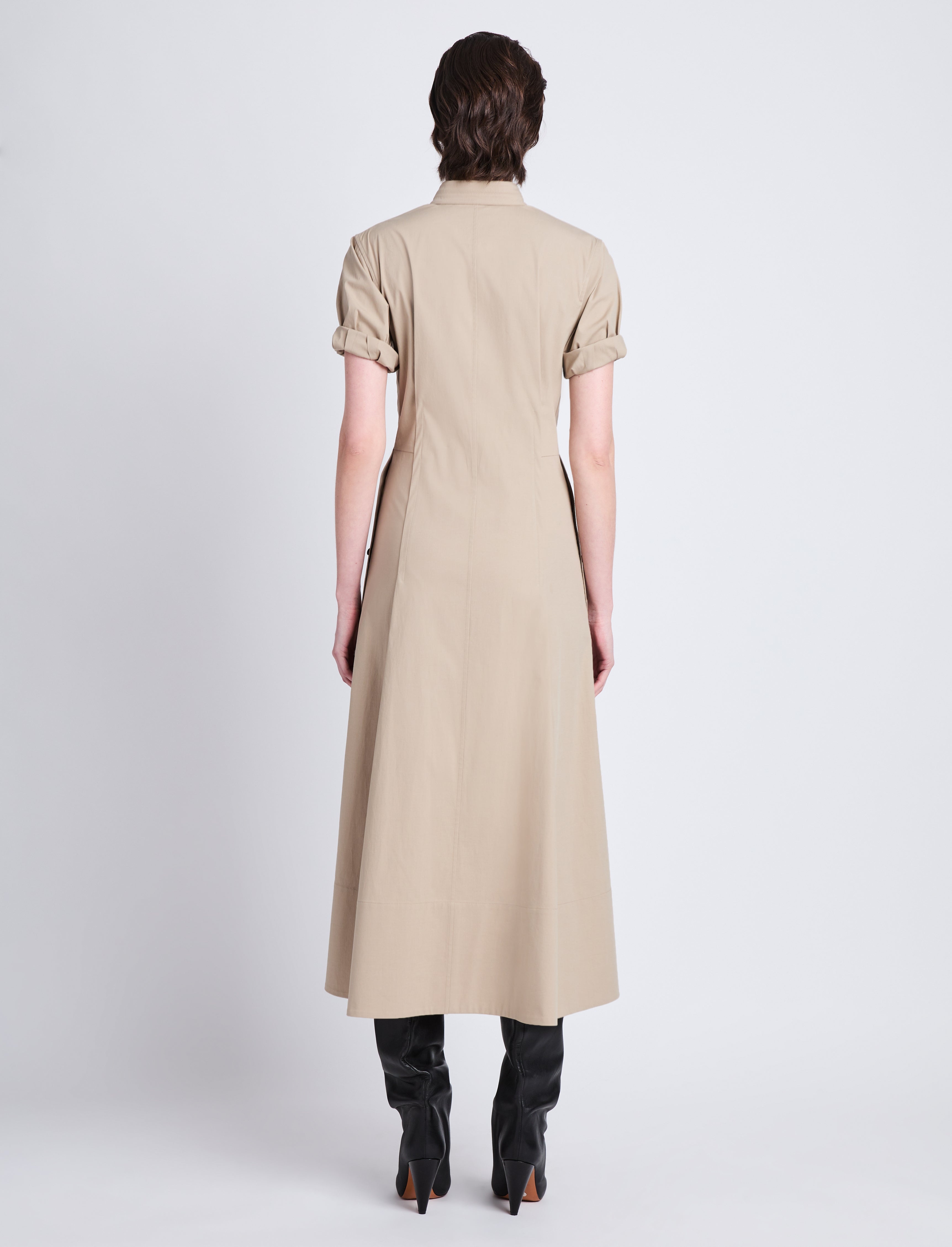 Tracey Dress in Eco Poplin - 4