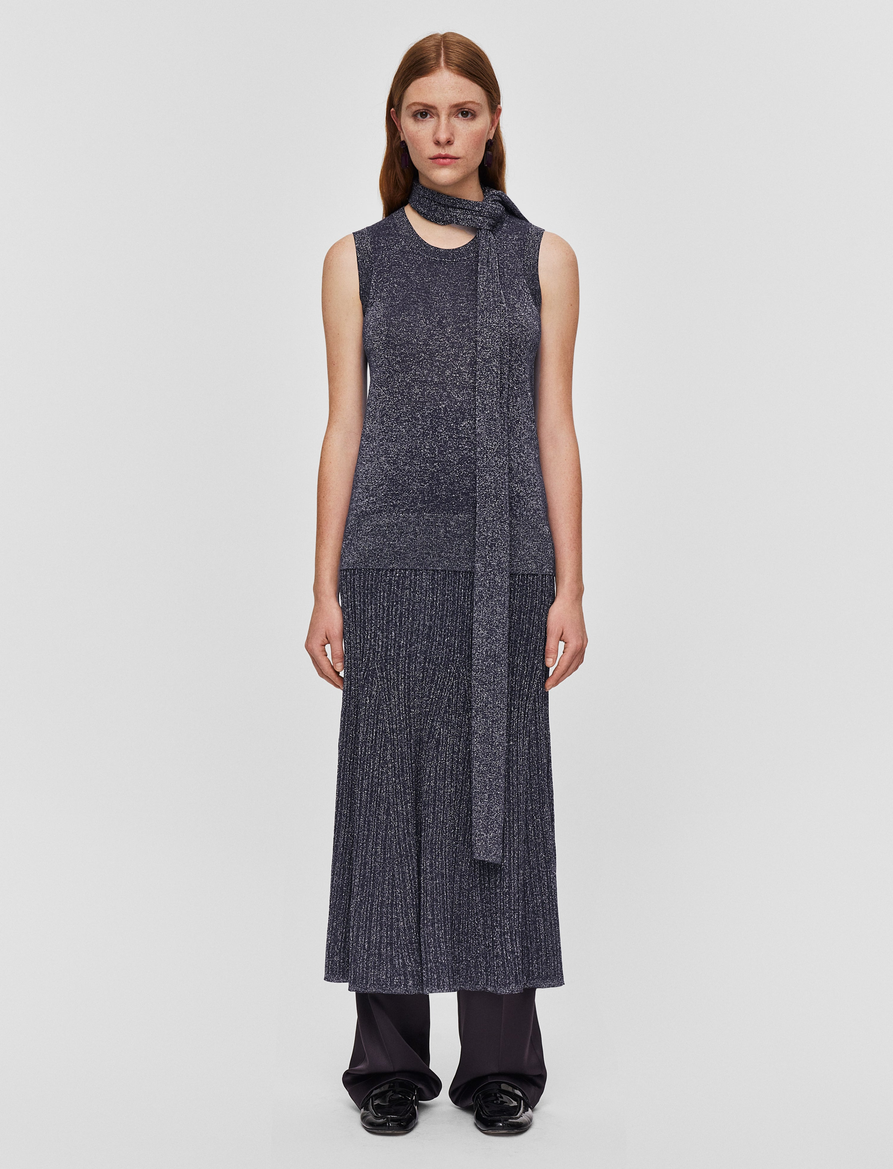 Lurex Knit Tank Top - 2