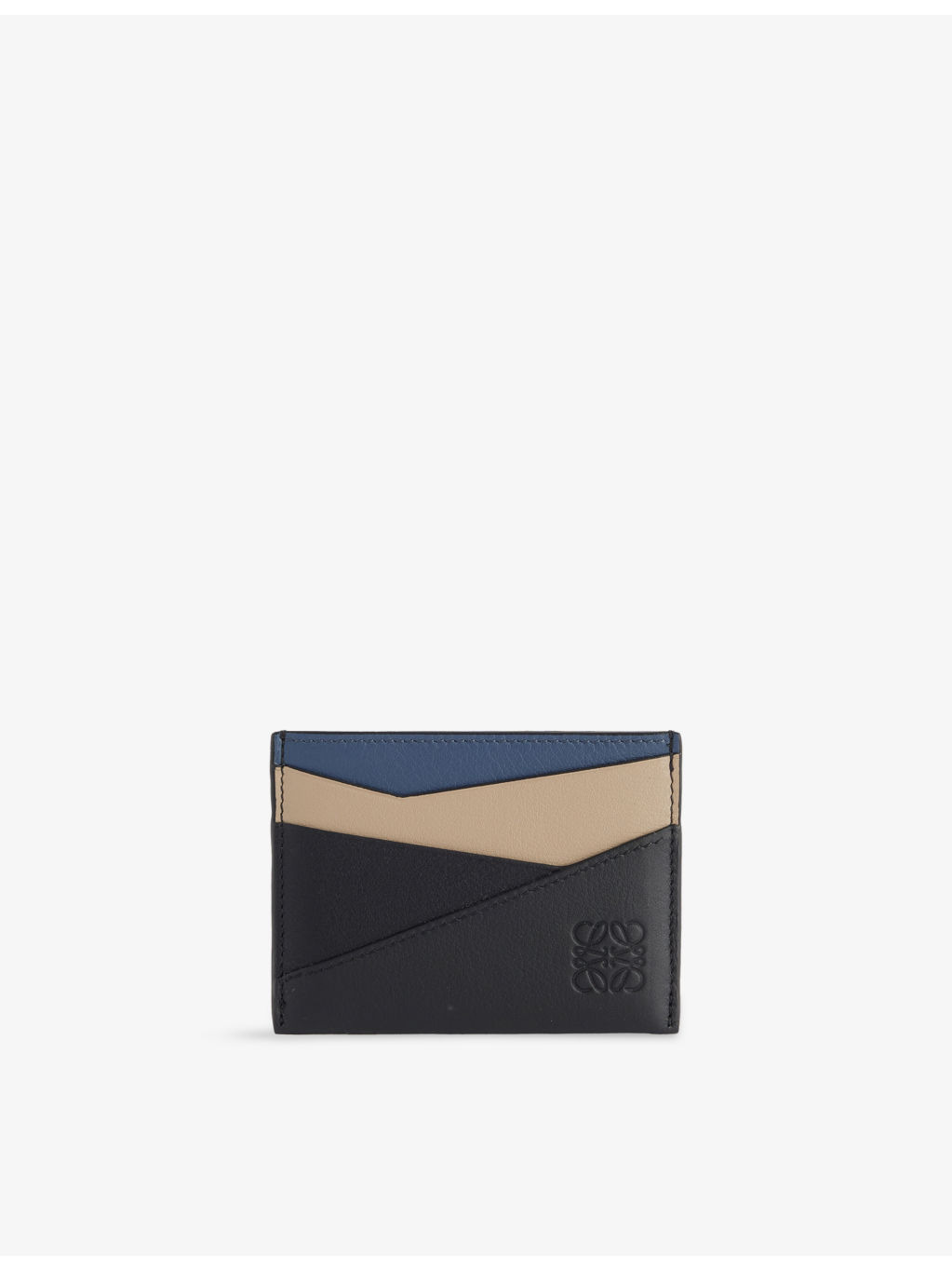 Puzzle Edge Leather Card Holder - 3