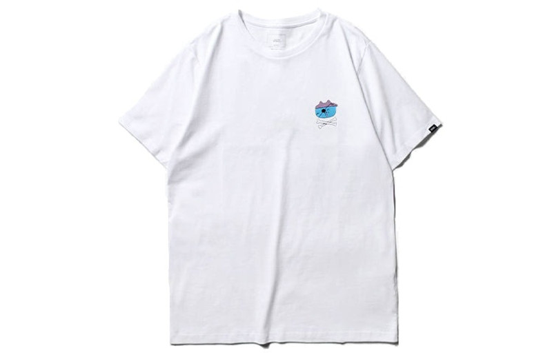 Vans Men's Vans Asian Artist Crossover Series Pattern Printing Short Sleeve White VN0A4RASWHT outlook