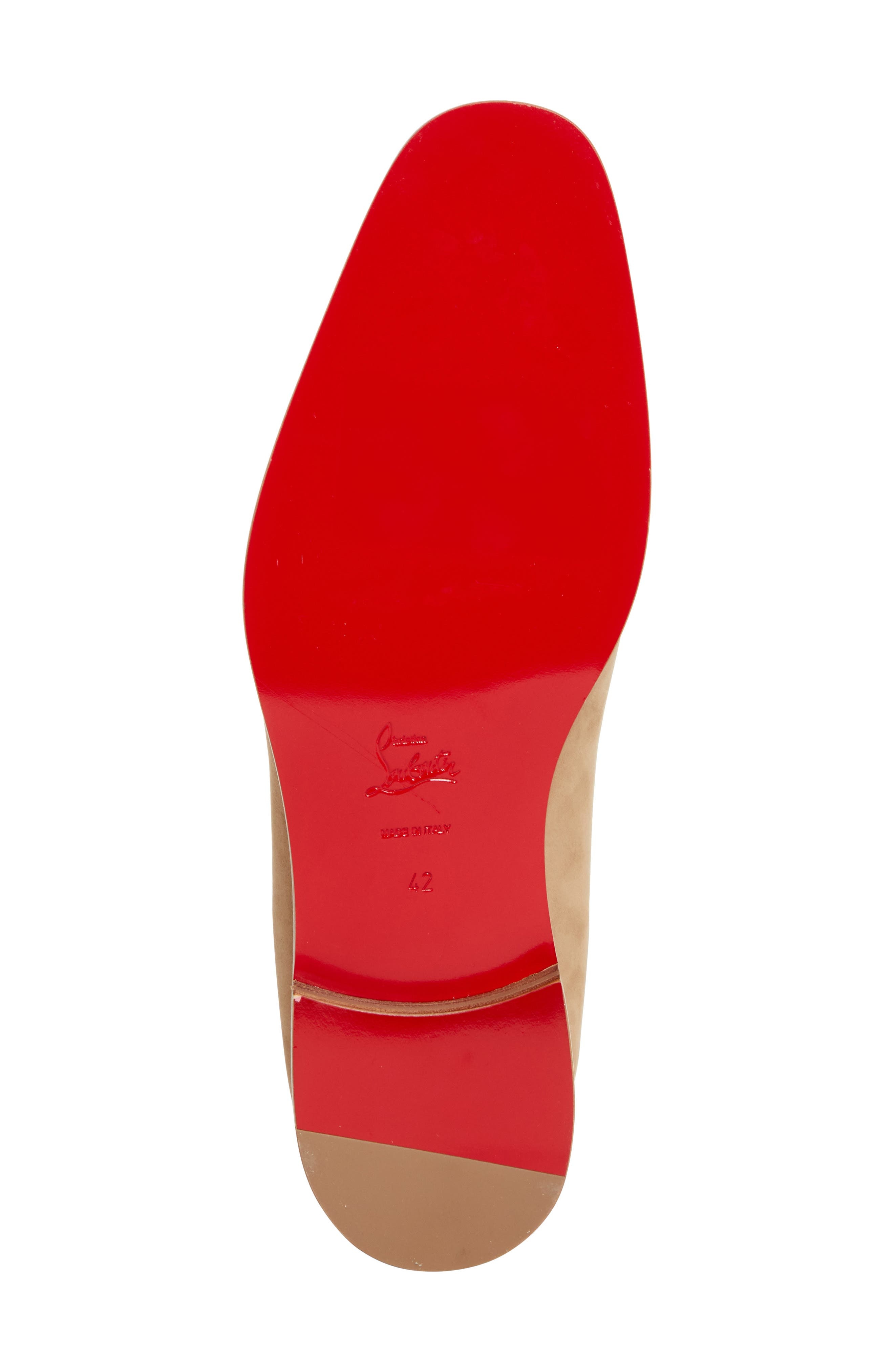 Christian Louboutin Dandelion Nubuck Venetian Loafer in Lionne at Nordstrom - 6