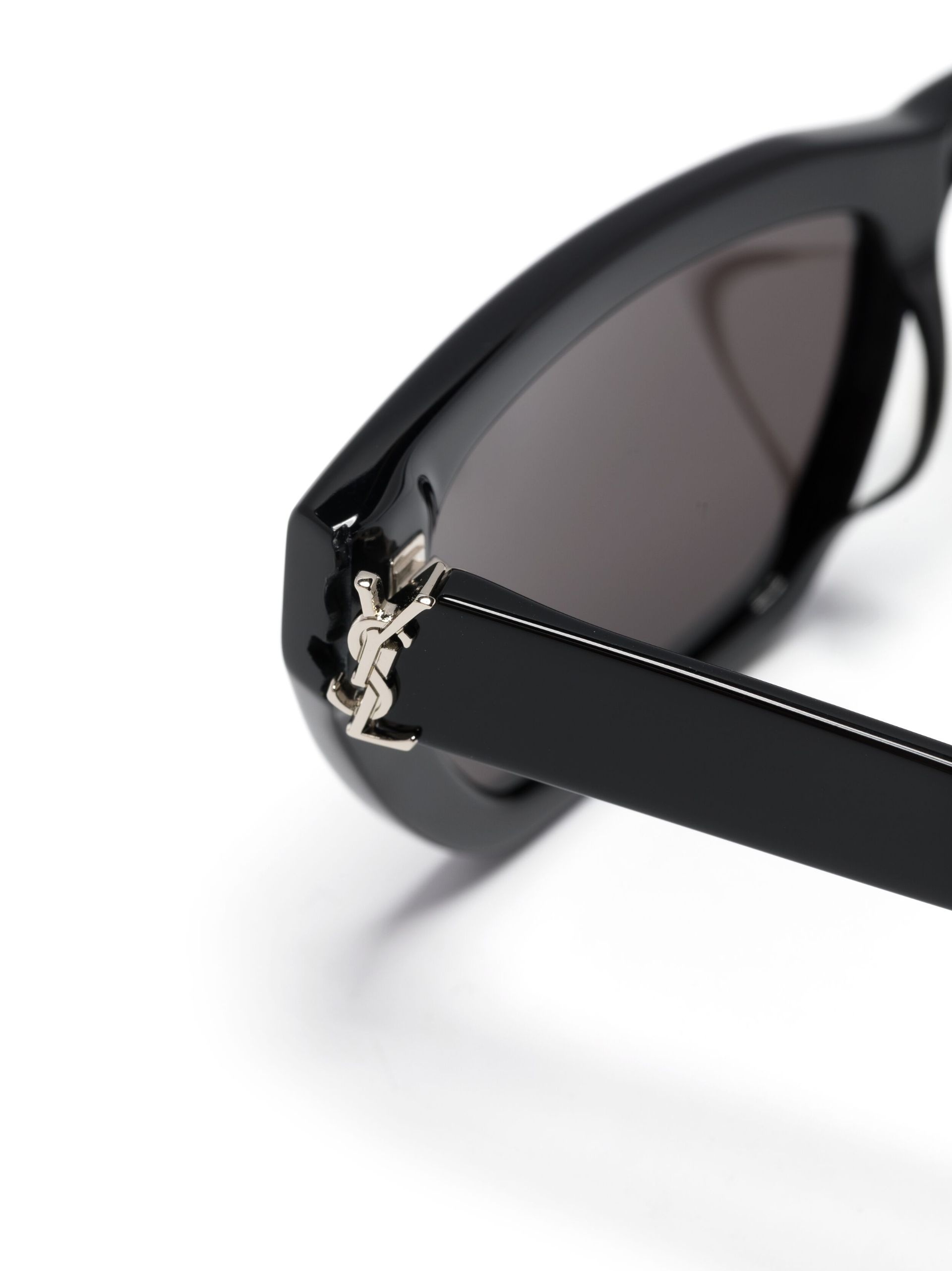 Black Logo-Detail Cat-Eye Sunglasses - 3