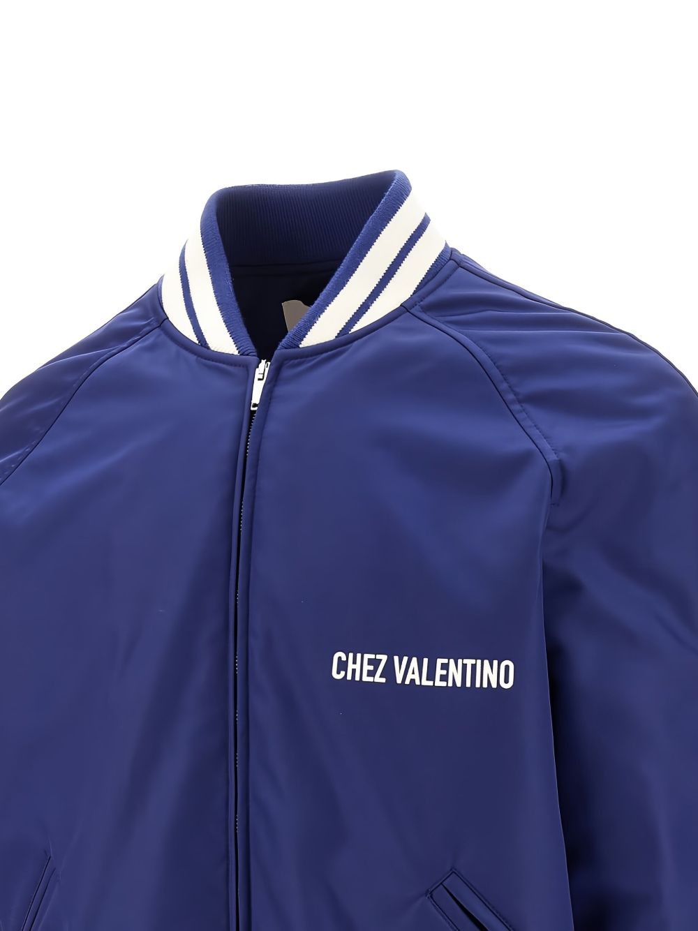 logo-print bomber jacket - 3