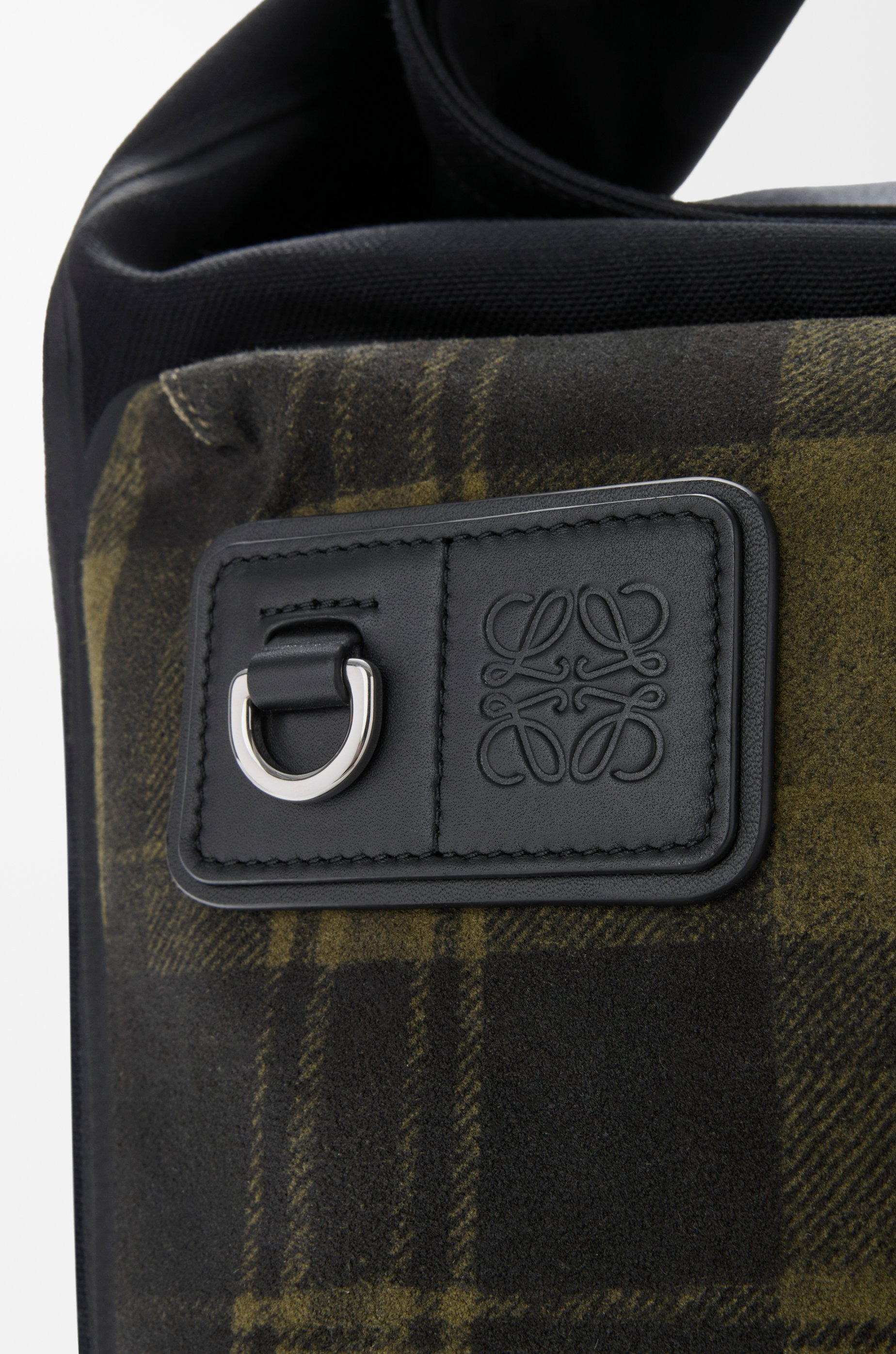 Flex roll-top backpack in canvas and brushed suede - 5