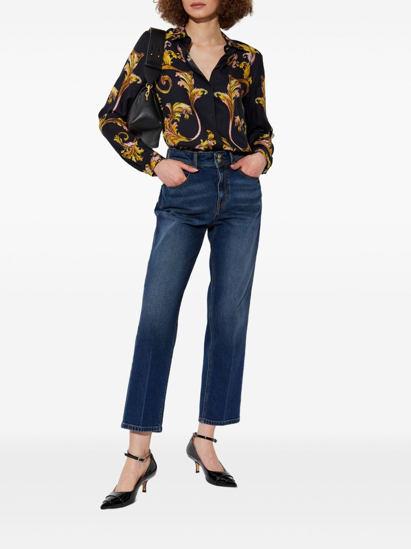 VERSACE JEANS COUTURE Outline Barocco-print shirt outlook