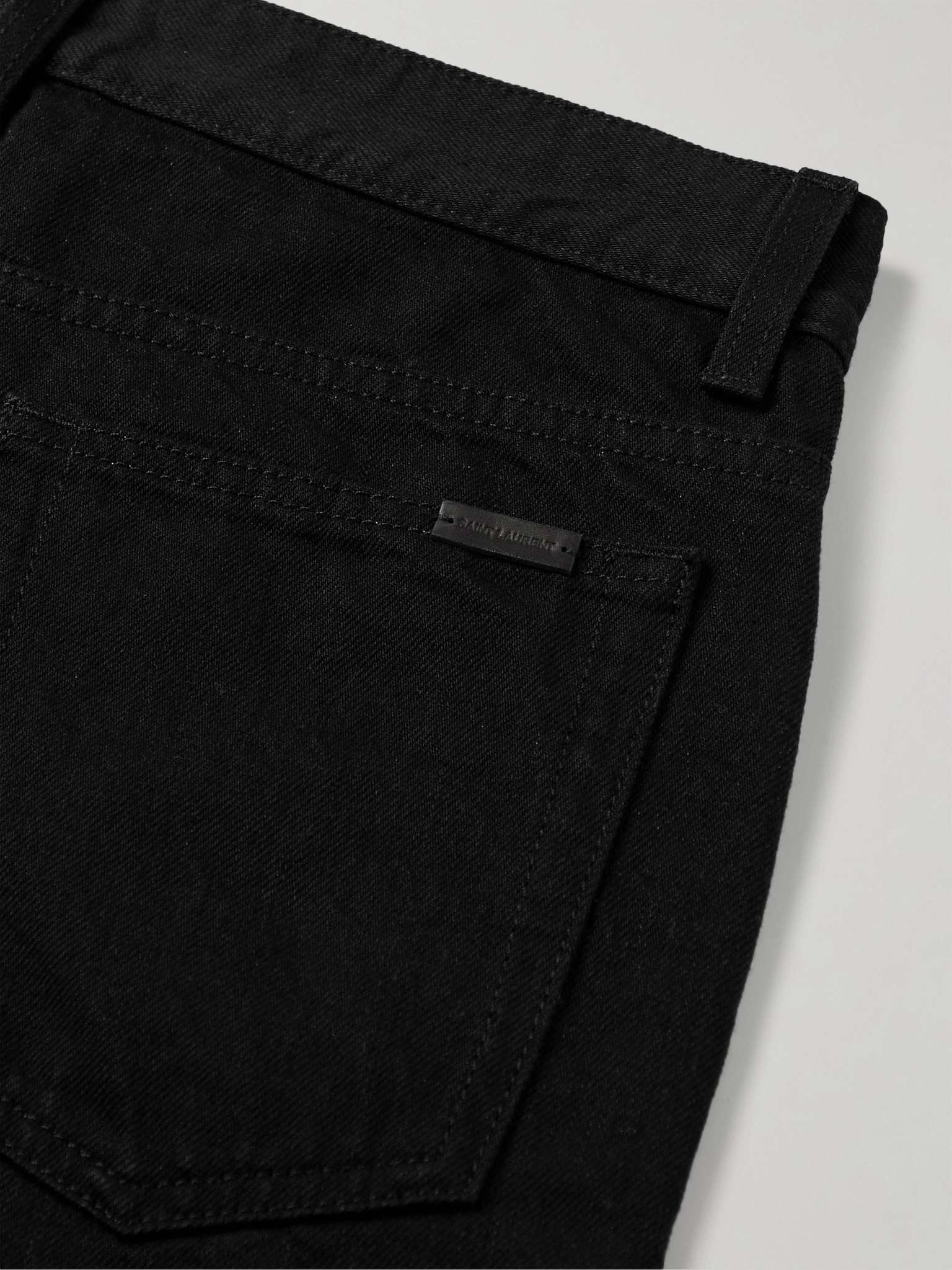 Tapered Cropped Denim Jeans - 5
