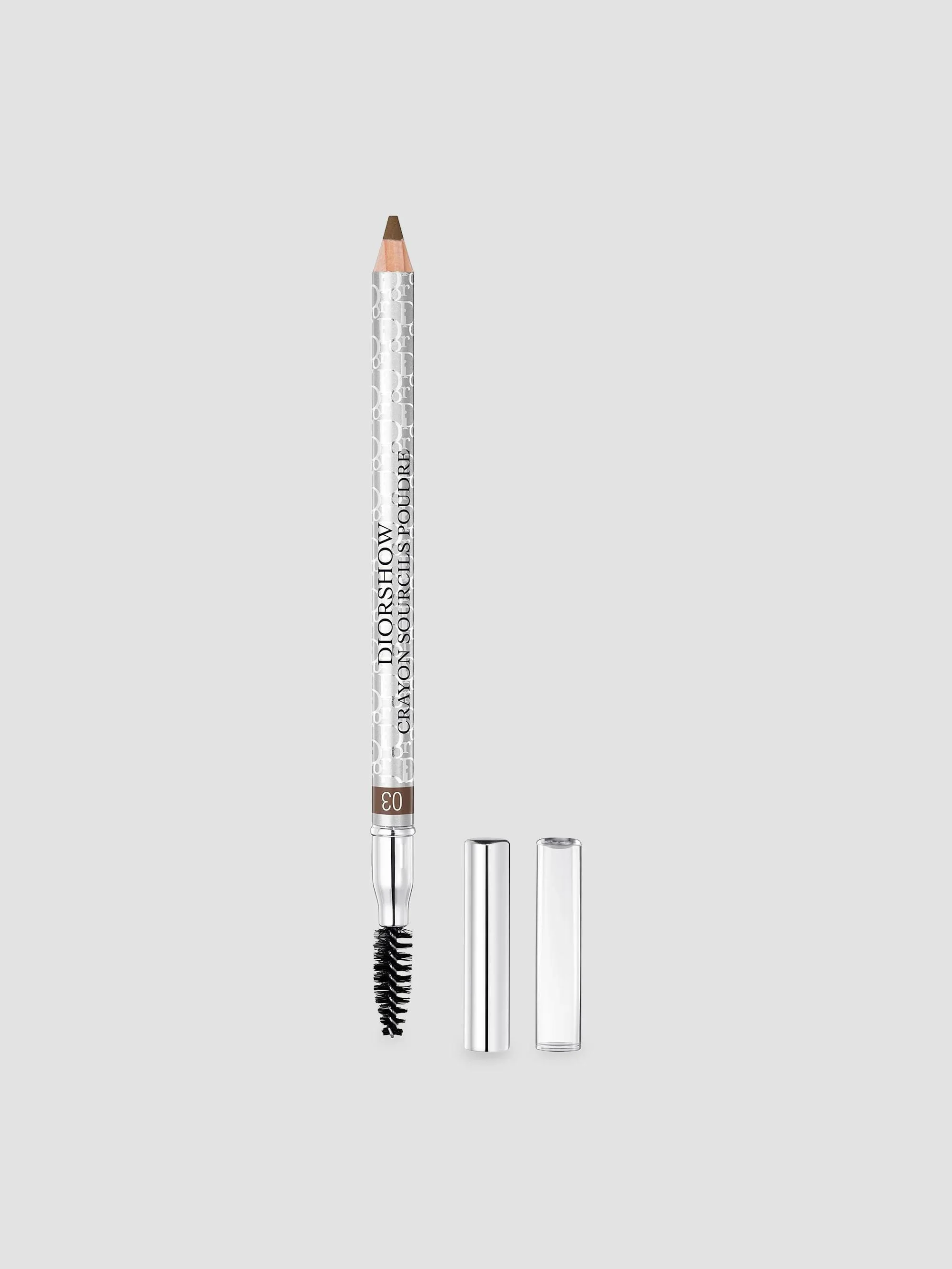 Women's Waterproof Eyebrow Pencil With Built-In Brush & Sharpener - 03 Brown - 1