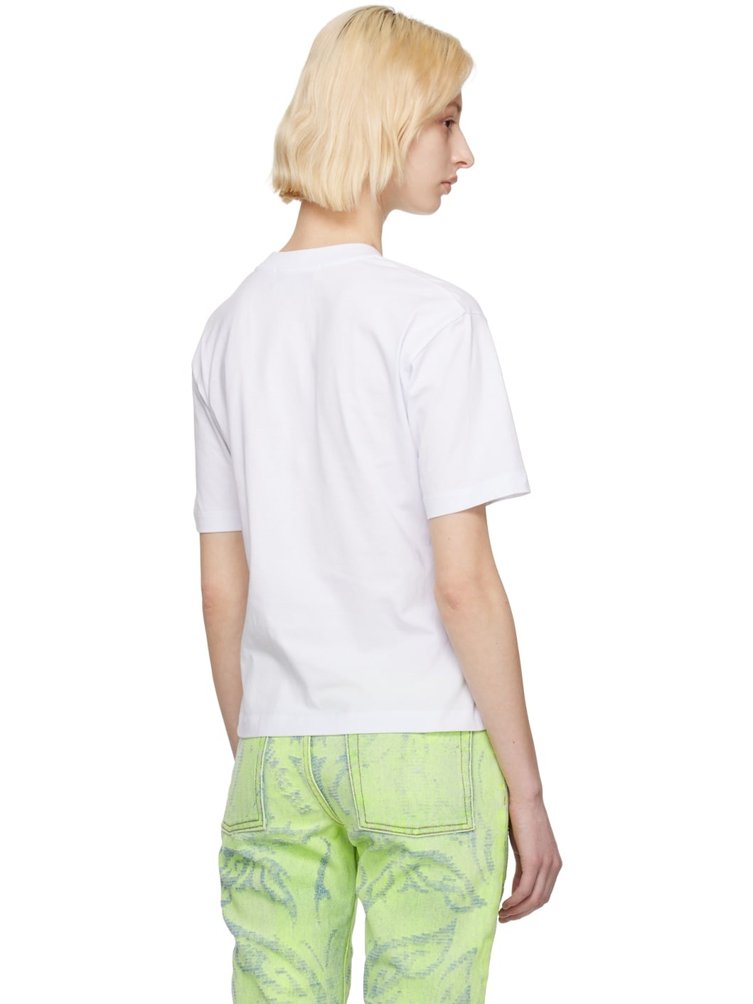 White Crewneck T-Shirt - 3