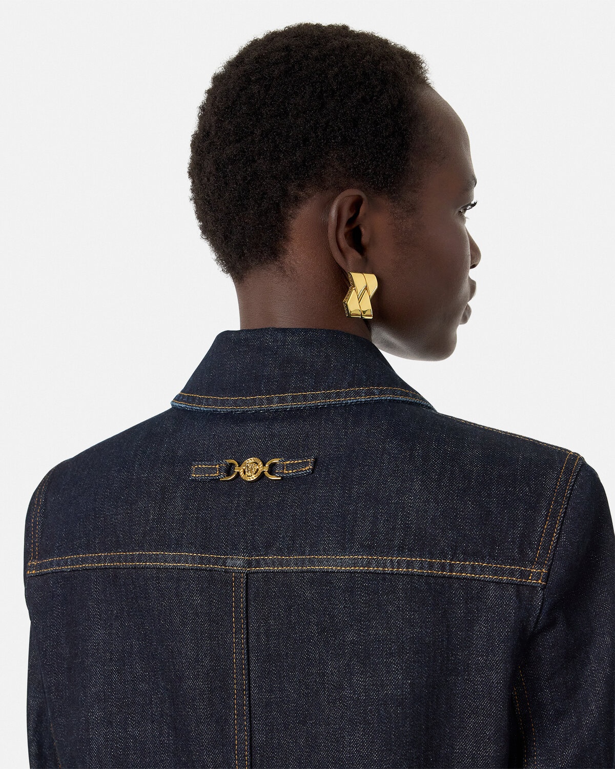 Denim Long Coat - 3
