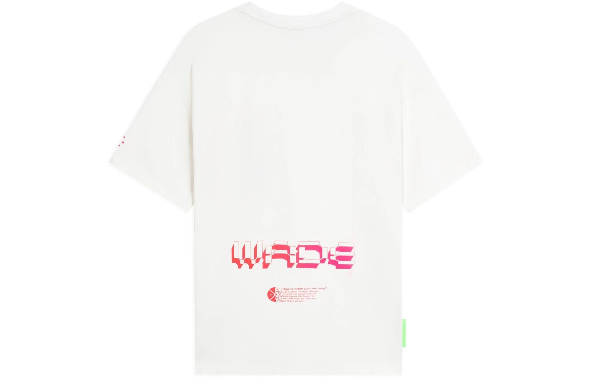 Li-Ning Way Of Wade Graphic Pocket T-shirt 'White' AHSSA43-1 - 2