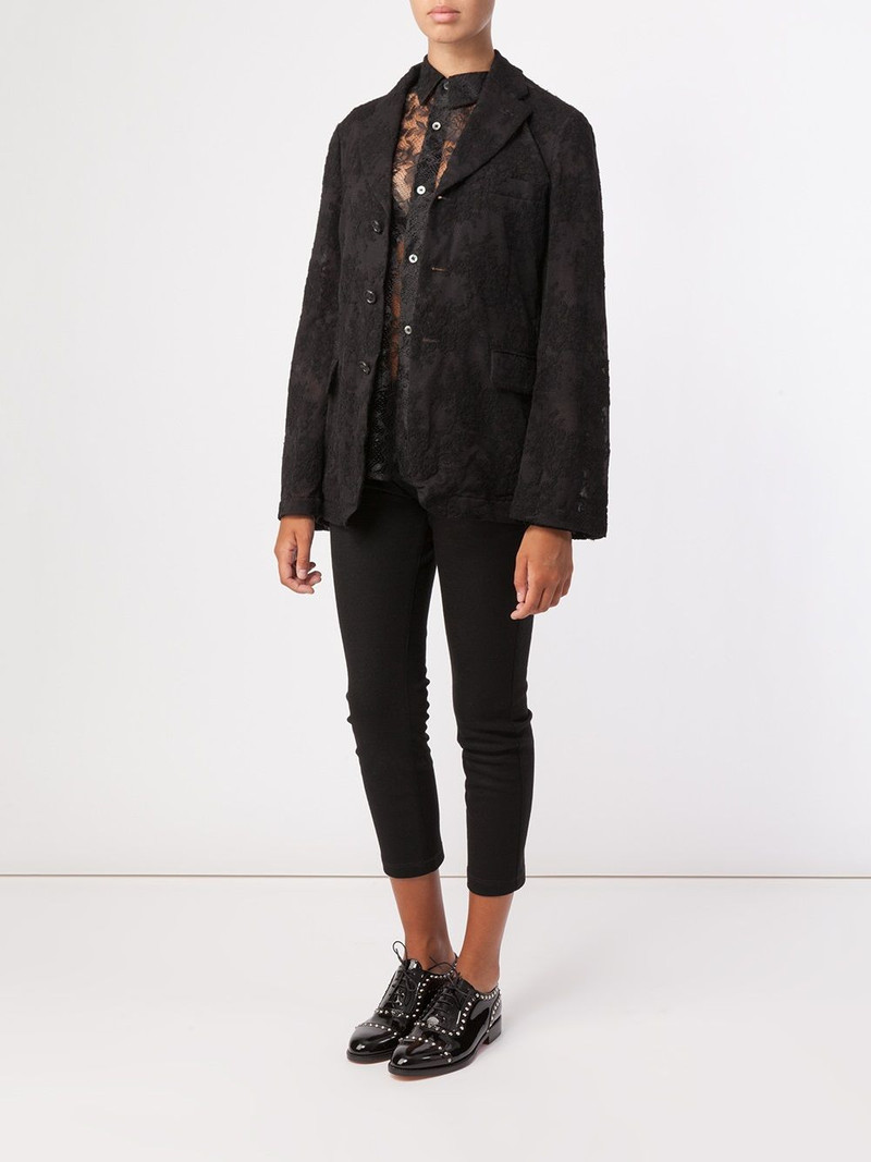 Comme Des Garçons lace blazer outlook