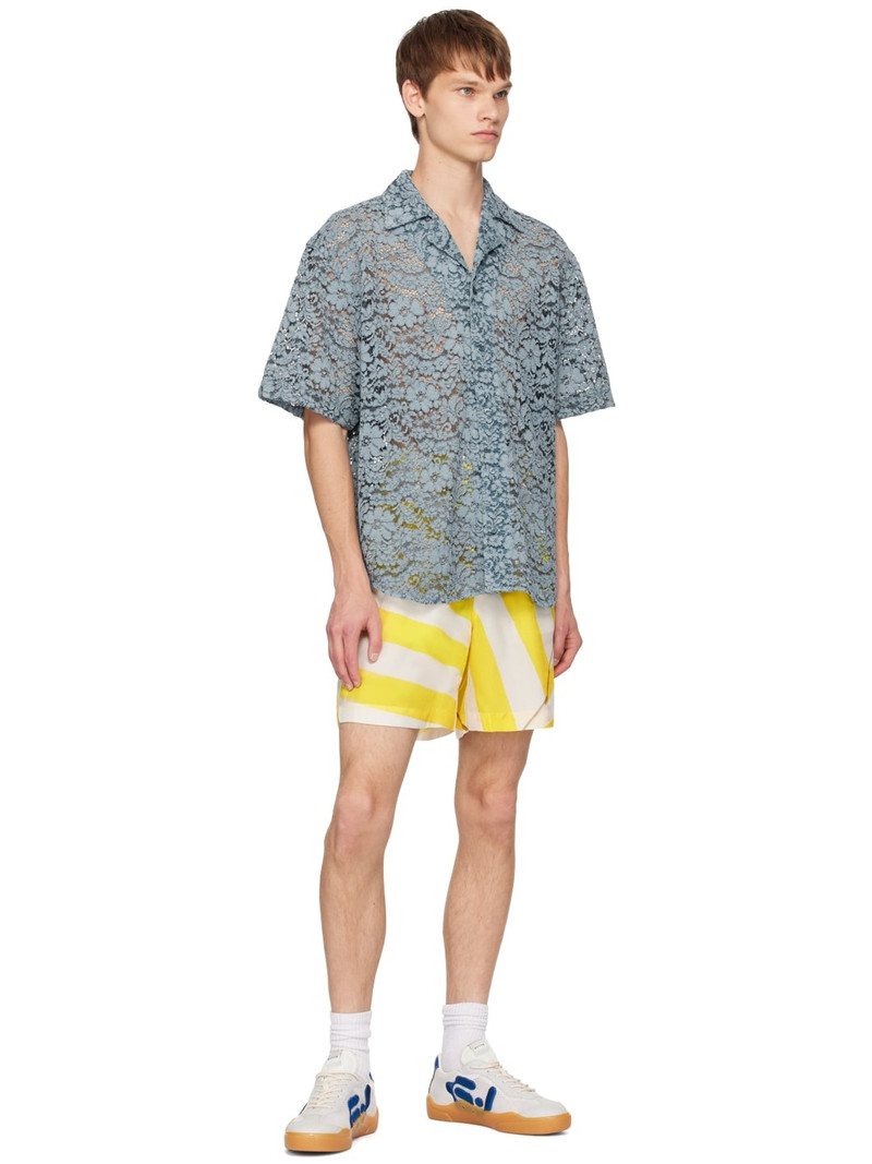 EYTYS Gray & Blue Santos Sneakers outlook