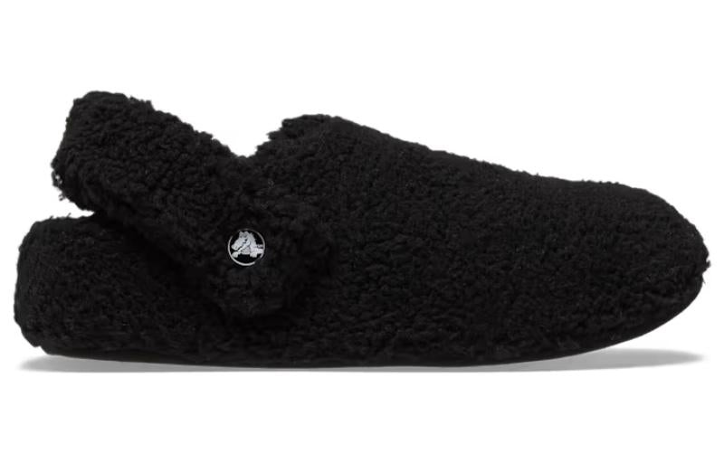 (WMNS) Crocs Classic Cozzzy Slipper 'Black' 209386-001 - 2
