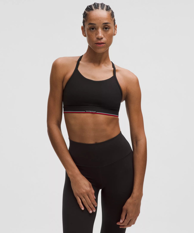 Flow Y Mid-Support Bra Logo *B/C Cup 1