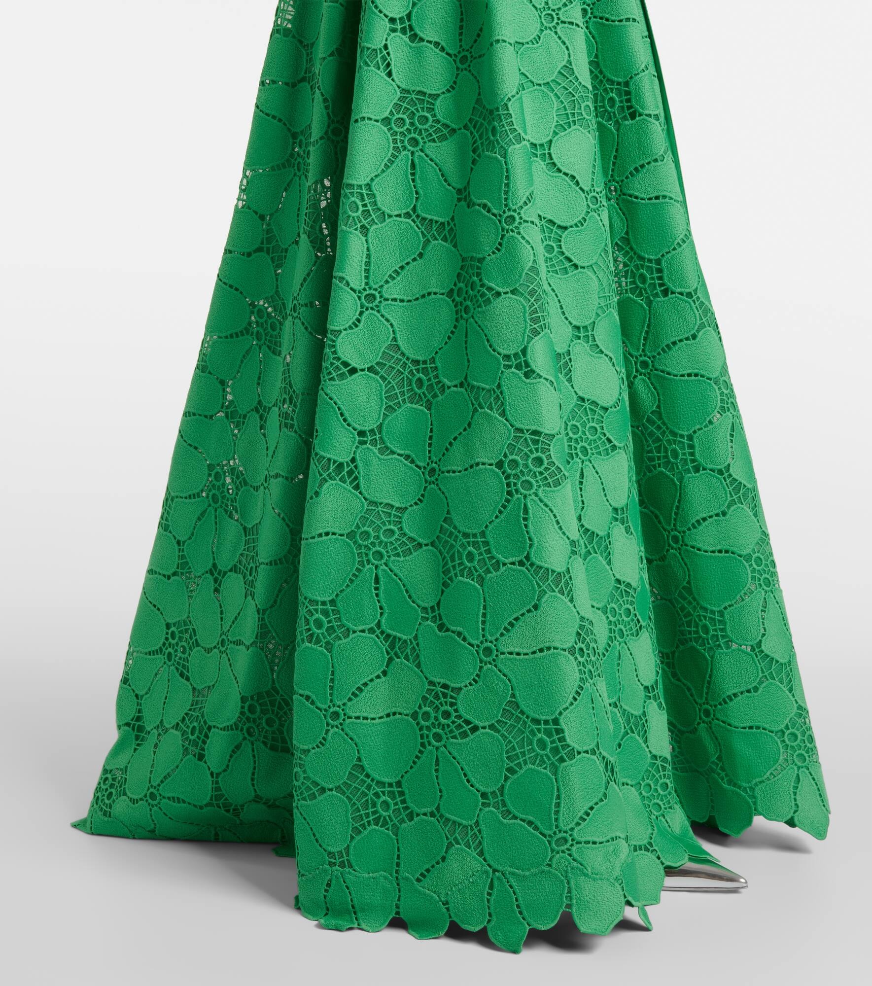 Macramé belted gown - 6