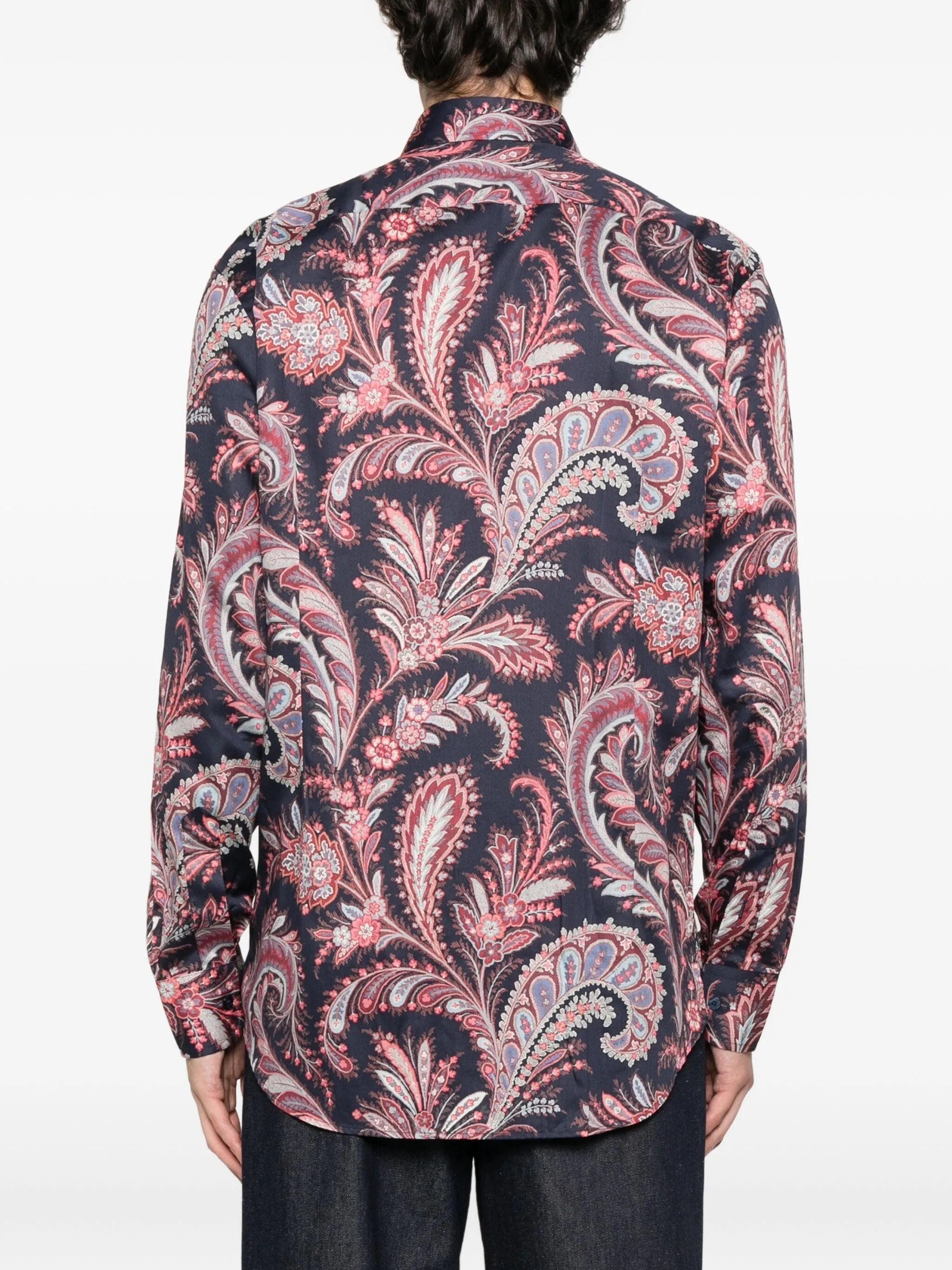 Etro Floral Paisley-print Cotton Shirt - 2