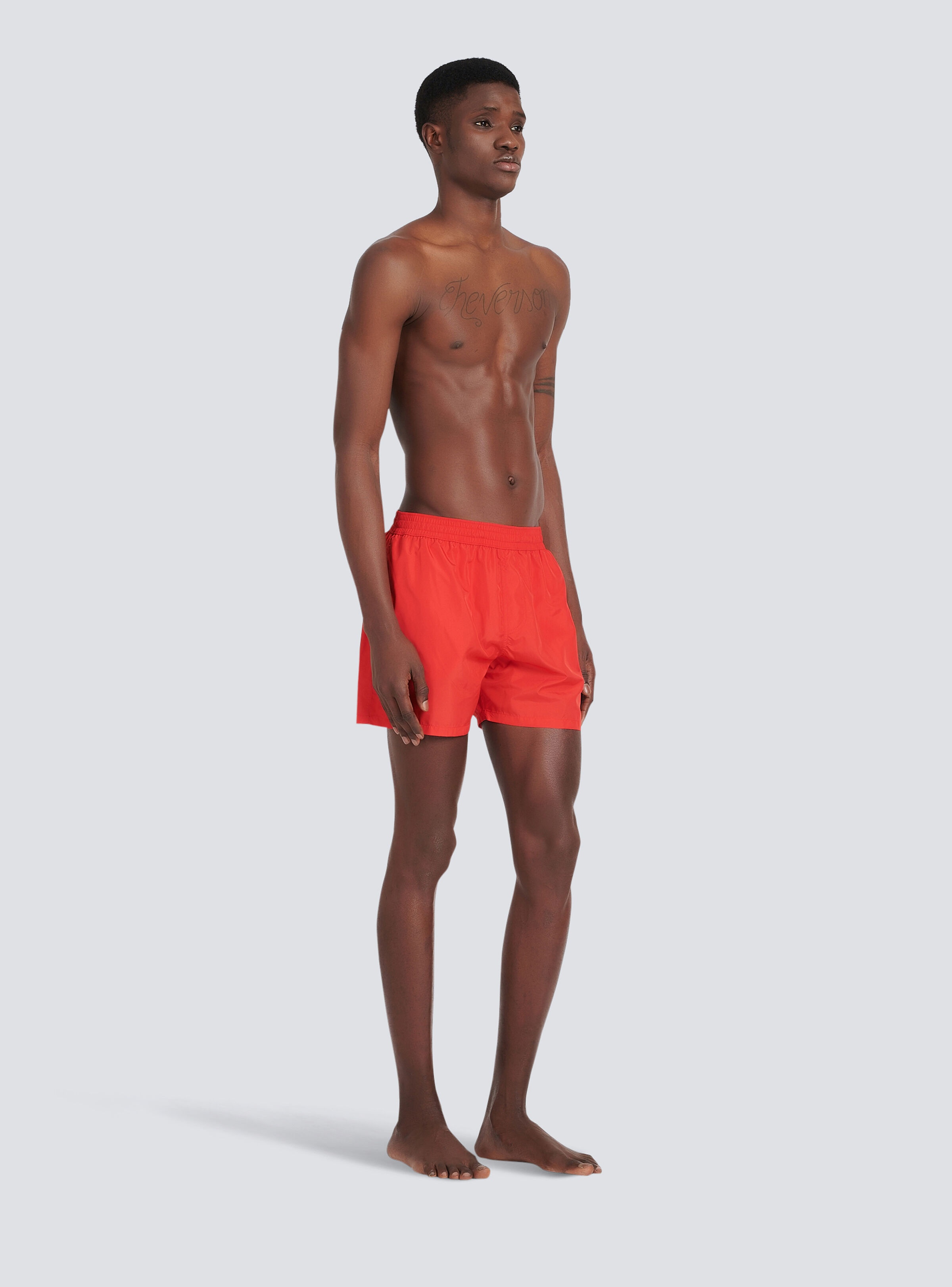 Balmain logo swim shorts - 5