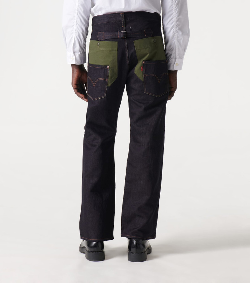x Levi's® cotton and linen straight jeans 4